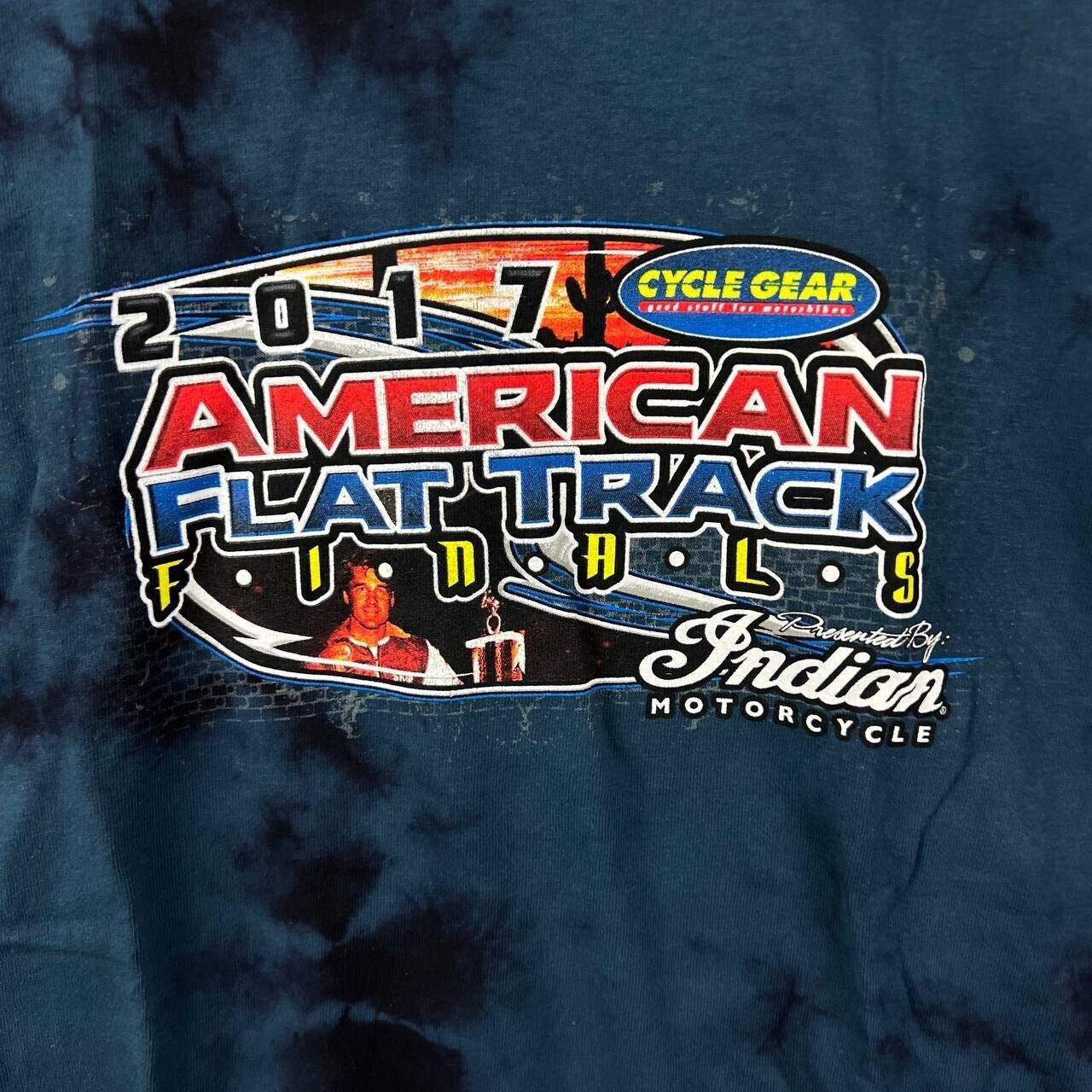 Gildan Vintage American Flat Track Finals 2017 M Gildan T-Shirt Size US M / EU 48-50 / 2 - 3 Thumbnail