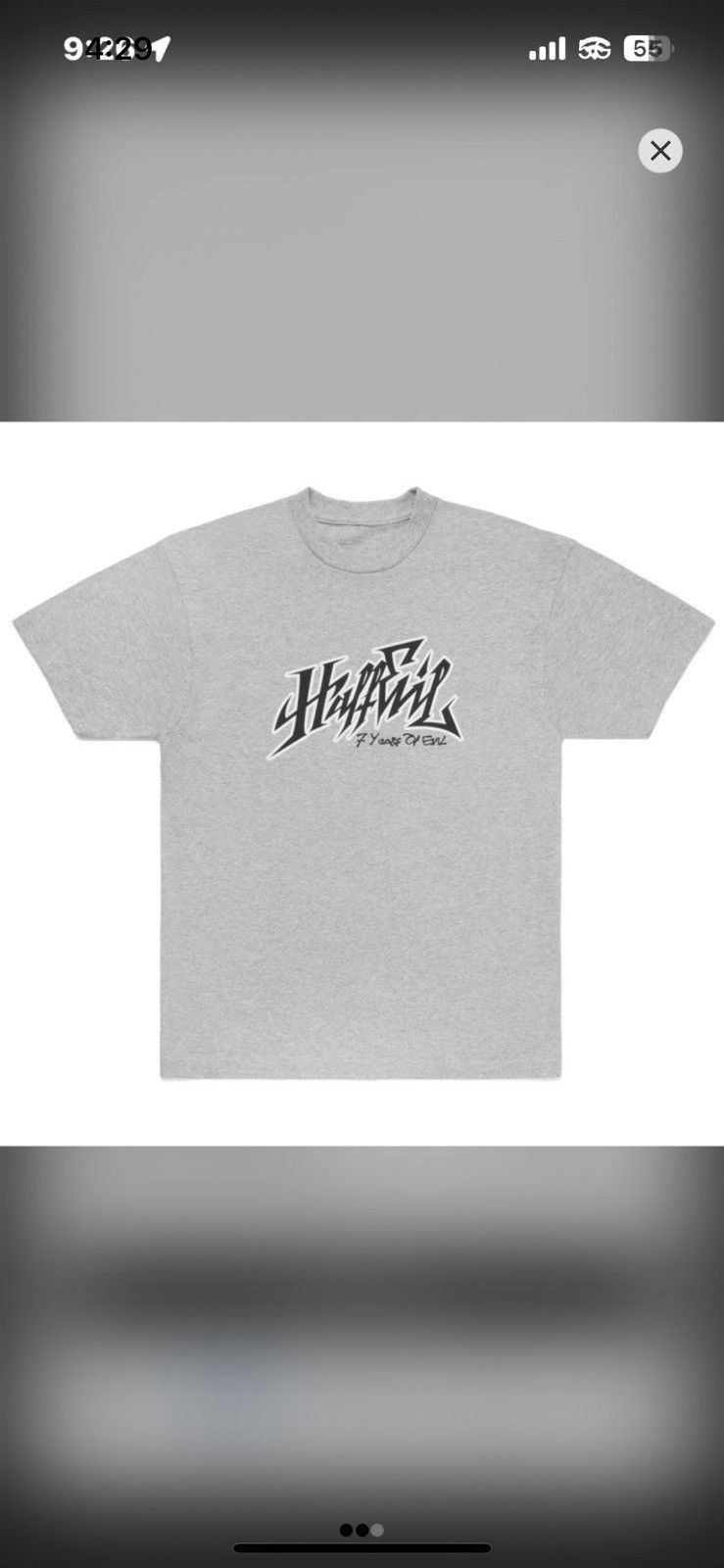 Half Evil 333 Half Evil 7th Year Anniversary Tee Size US M / EU 48-50 / 2 - 3 Thumbnail