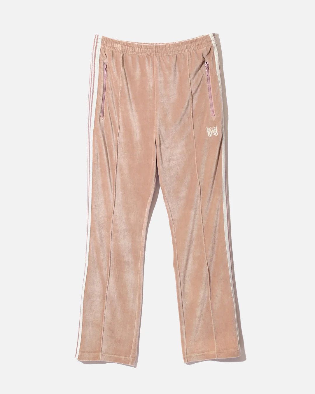Needles Needles Narrow Track Pant - Old Rose Velour Size US 30 / EU 46 - 1 Thumbnail