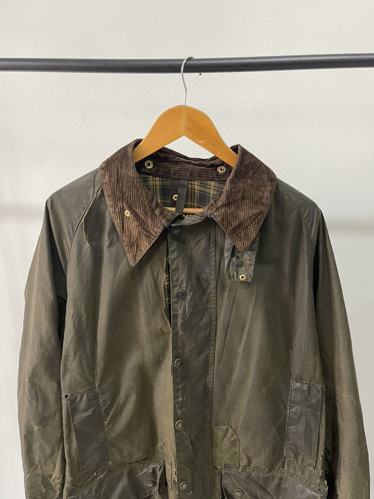 Barbour Distresssed Barbour Wax Jacket Size US L / EU 52-54 / 3 - 2 Thumbnail