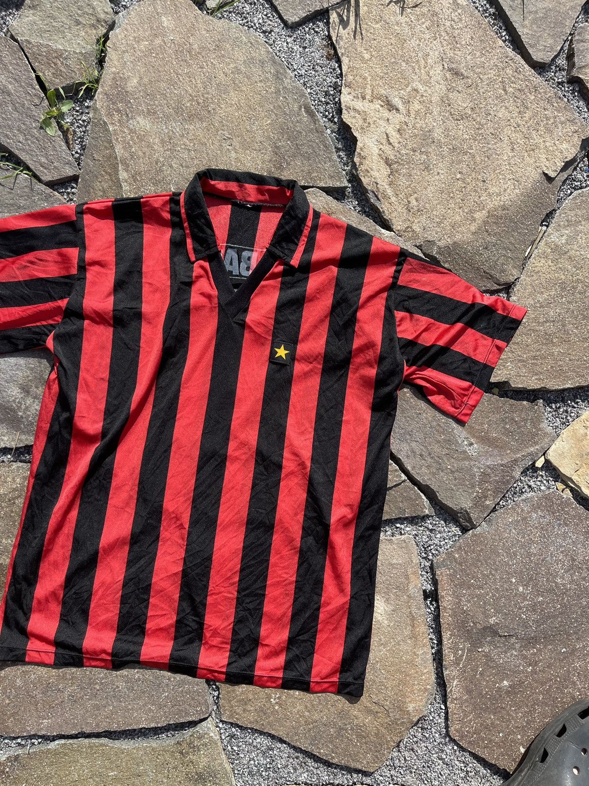 Vintage 80’s Milan Van Basten #9 vintage soccer jersey Size US L / EU 52-54 / 3 - 8 Thumbnail