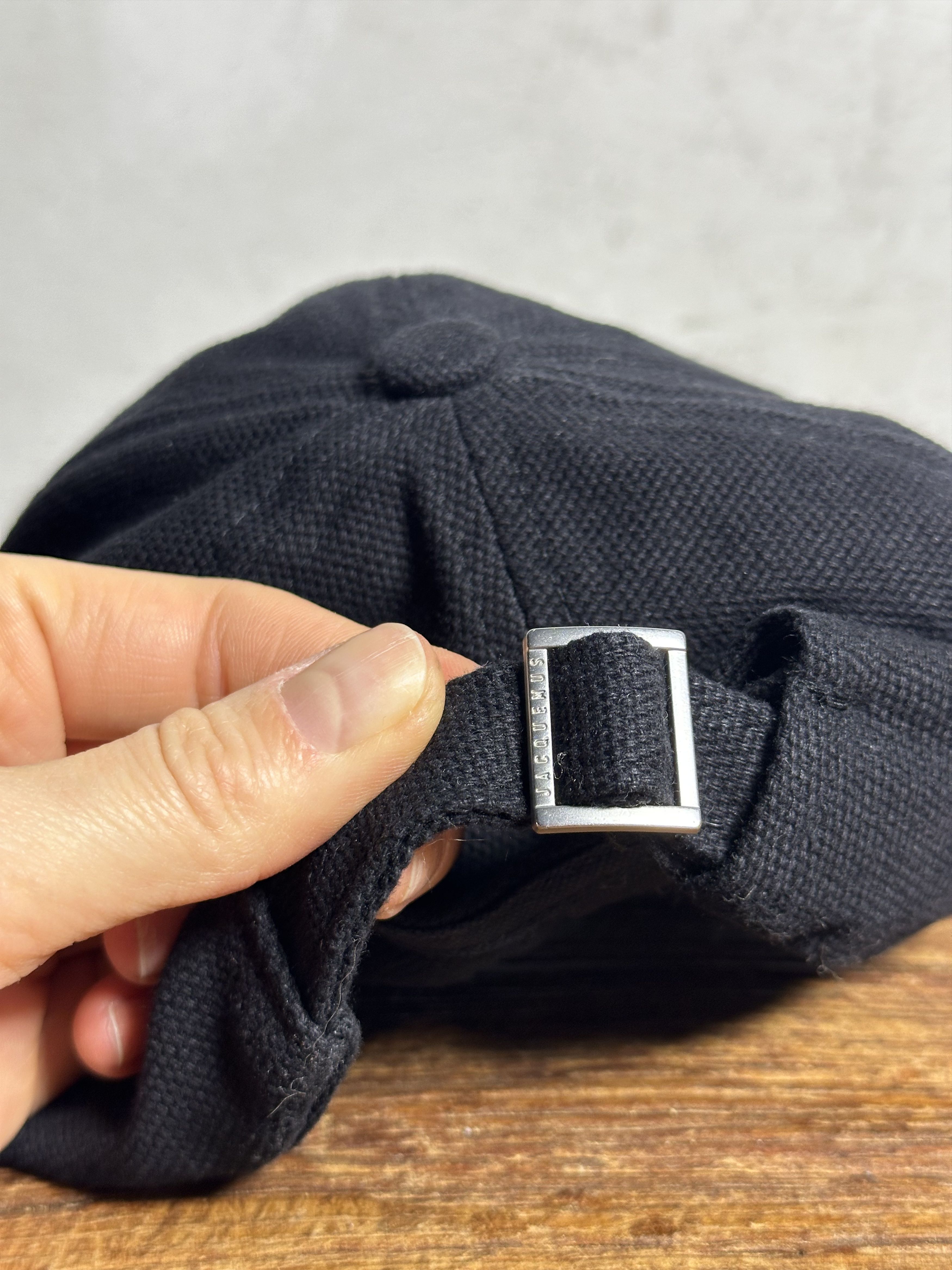 Jacquemus Jacquemus La Casquette Canvas Black Cap Size ONE SIZE - 6 Thumbnail