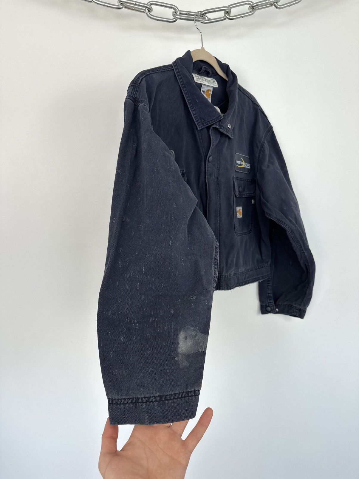 Carhartt Vintage Carhartt Flame Resistant USA Patches Cropped Jacket Size US M / EU 48-50 / 2 - 12 Thumbnail
