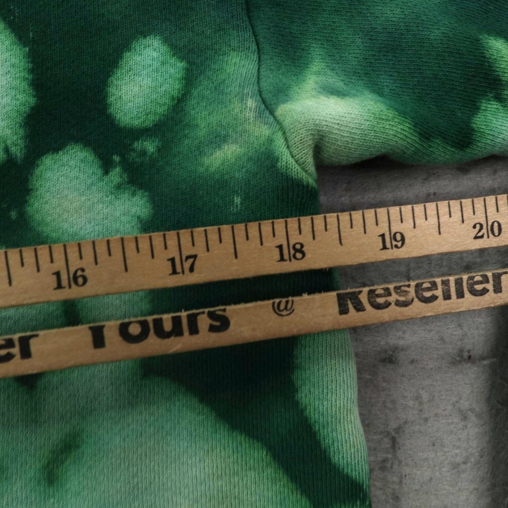 Vintage Cotton Citizen Hoodie Womens S Green Tie Dye Full Zip Up Sweatshirt Jacket Size S / US 4 / IT 40 - 7 Thumbnail