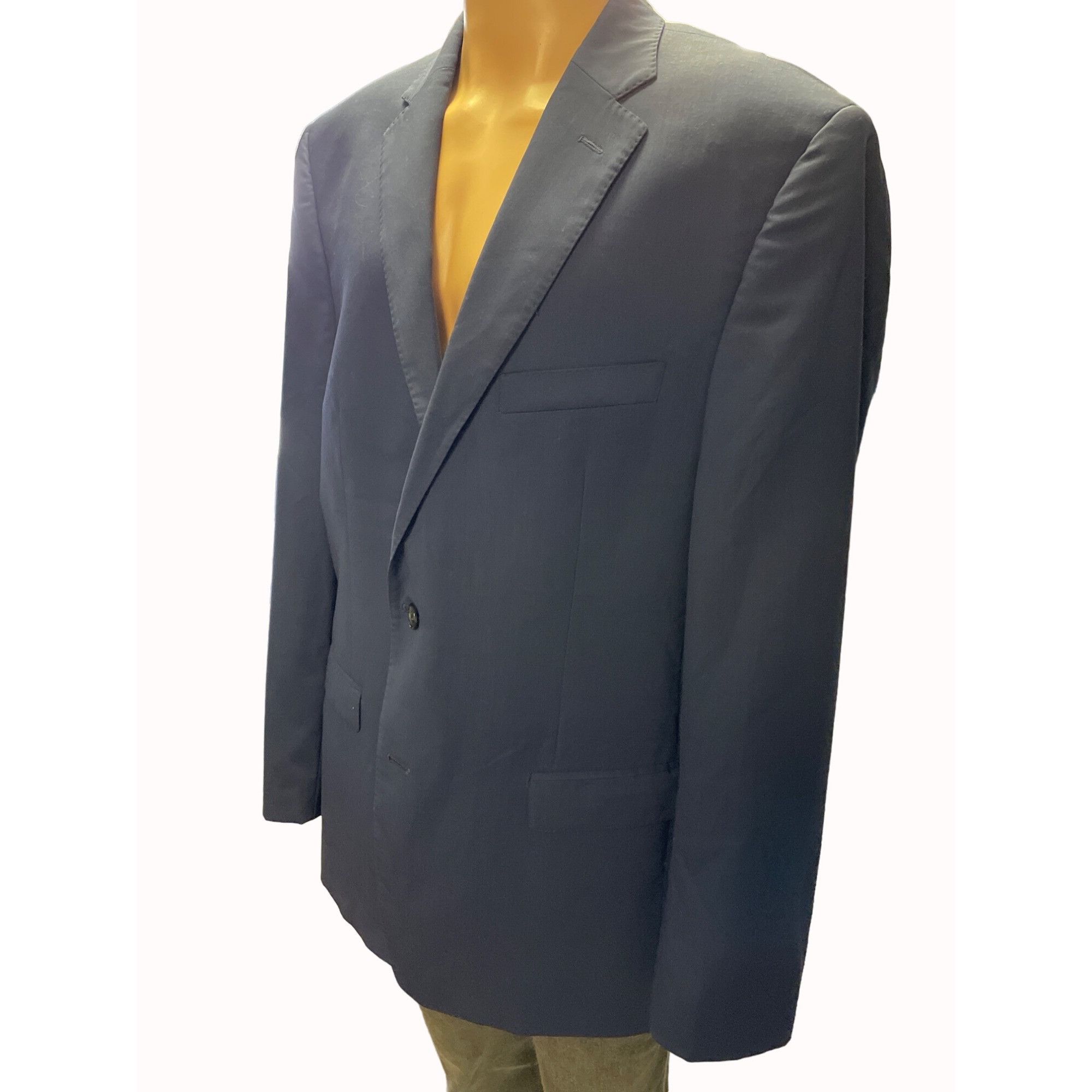 Ralph Lauren Ralph Lauren Black Label Lord & Taylor Blue Suit Jacket/Blaz Size 44L - 2 Thumbnail