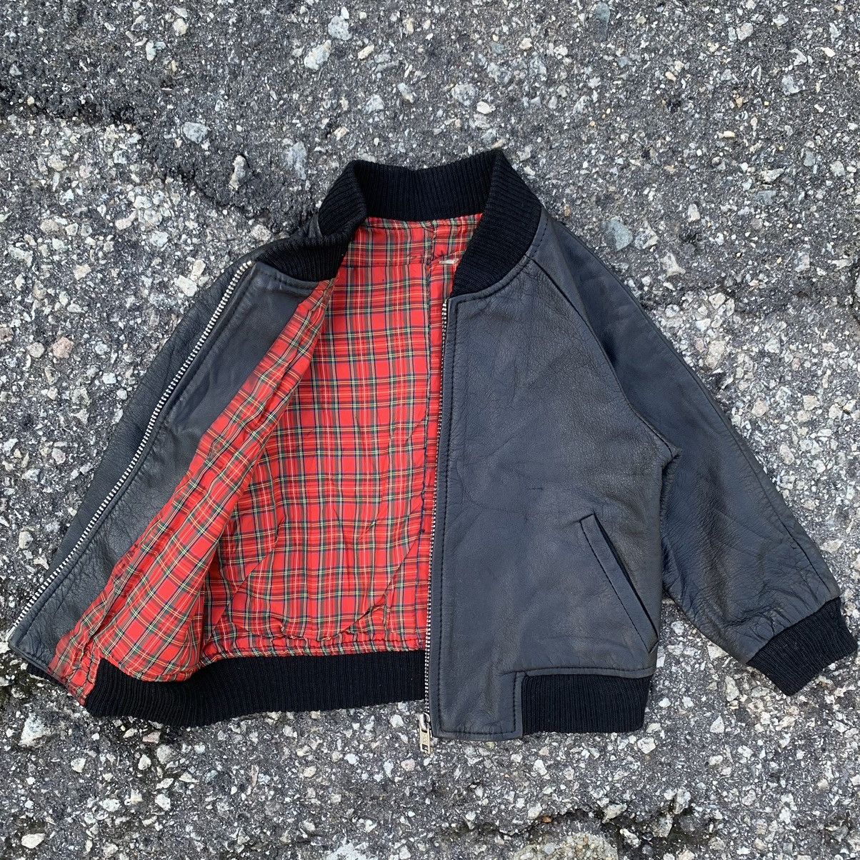 Japanese Brand × Vintage THRIVE WEAR LEATHER JACKET KIDS 3-4 YEAR Size US XXS / EU 40 - 10 Thumbnail