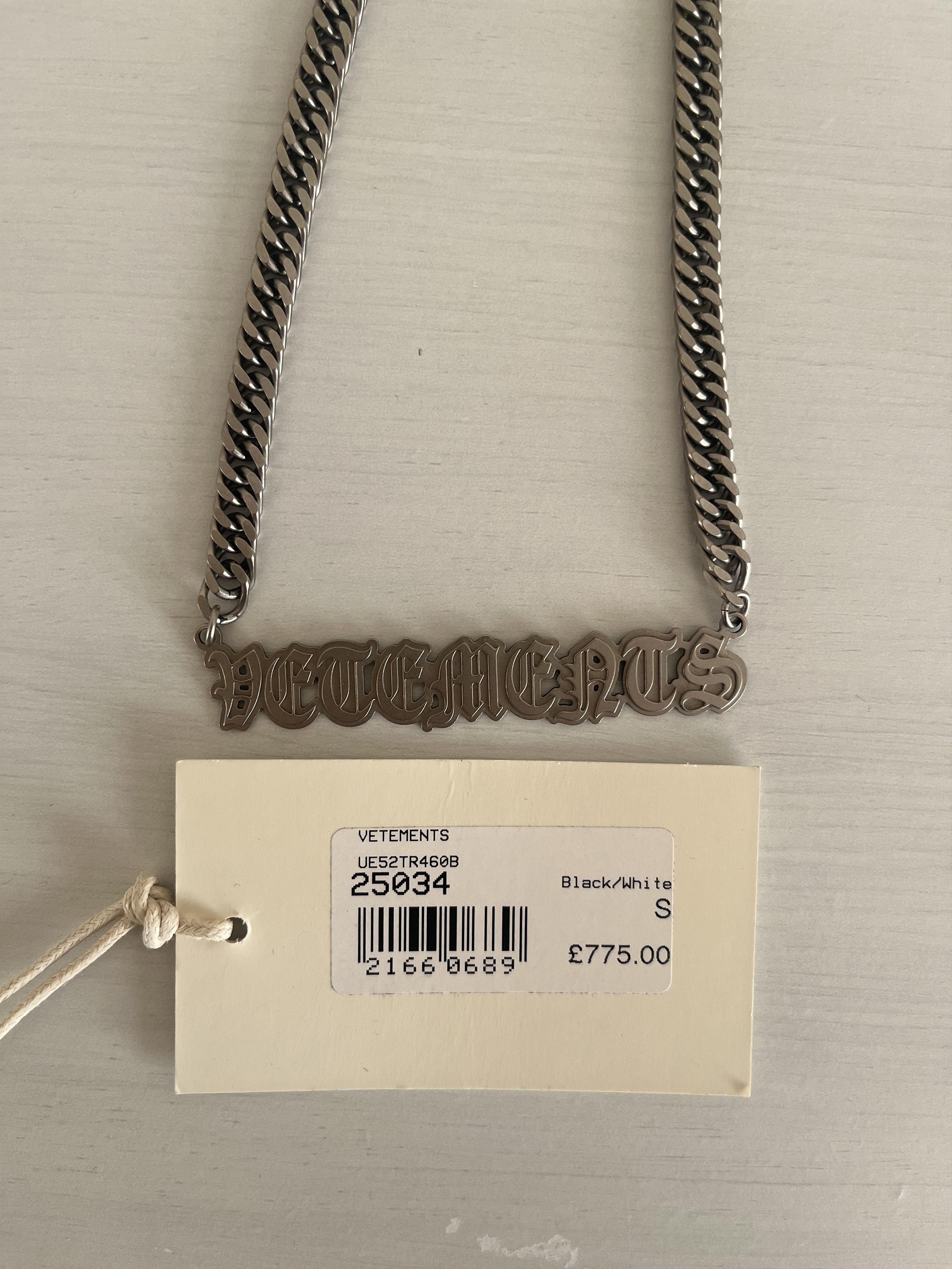 Vetements Vetements necklace chain Size ONE SIZE - 2 Thumbnail