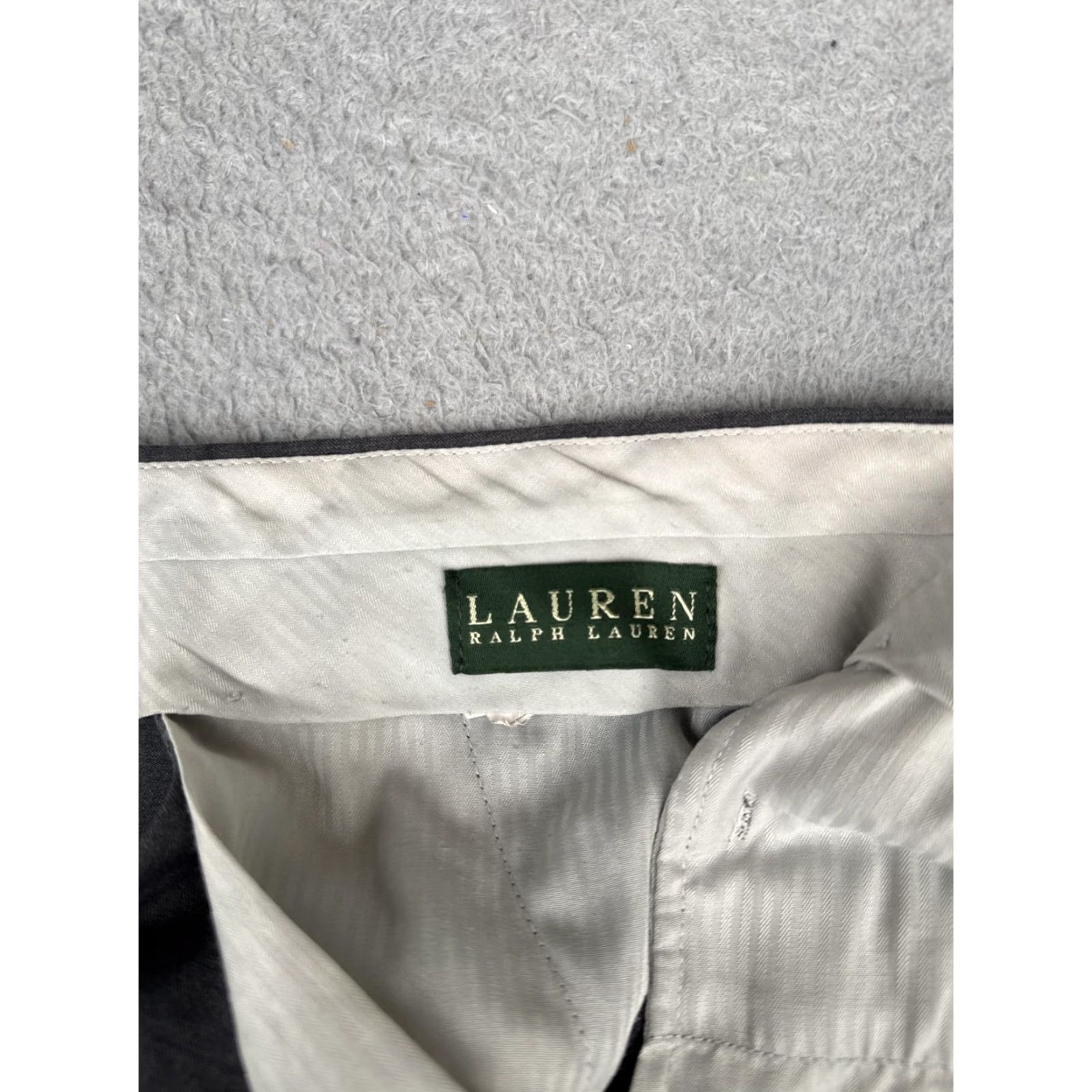 Ralph Lauren Lauren Ralph Lauren Pants Men 36x32 Gray Dress Pleated Straight Leg Office Rayon Size US 36 / EU 52 - 6 Thumbnail