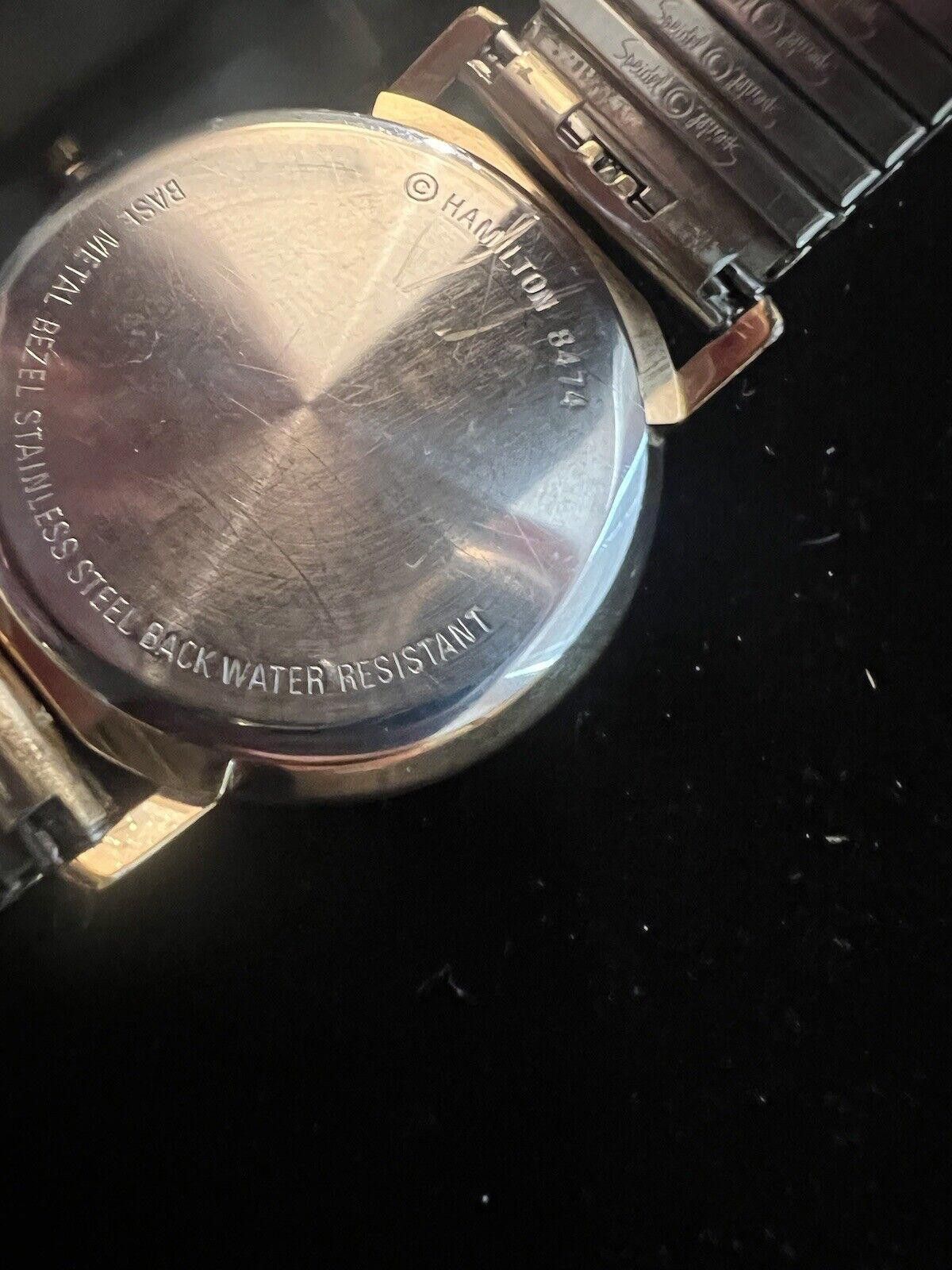 Hamilton Men's Vintage 90's Watch HAMILTON 8474 New Battery Size ONE SIZE - 5 Thumbnail