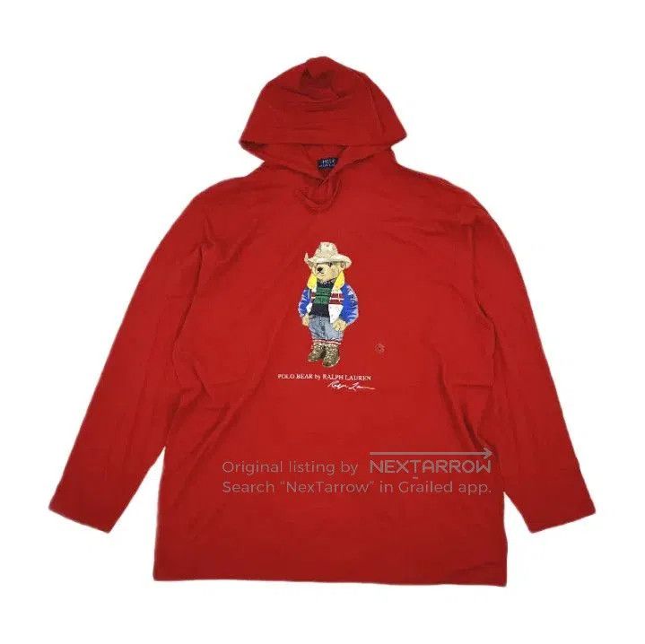 Polo Ralph Lauren Polo Ralph Lauren Bear Print Hooded Long. Size US XL / EU 56 / 4 - 1 Thumbnail