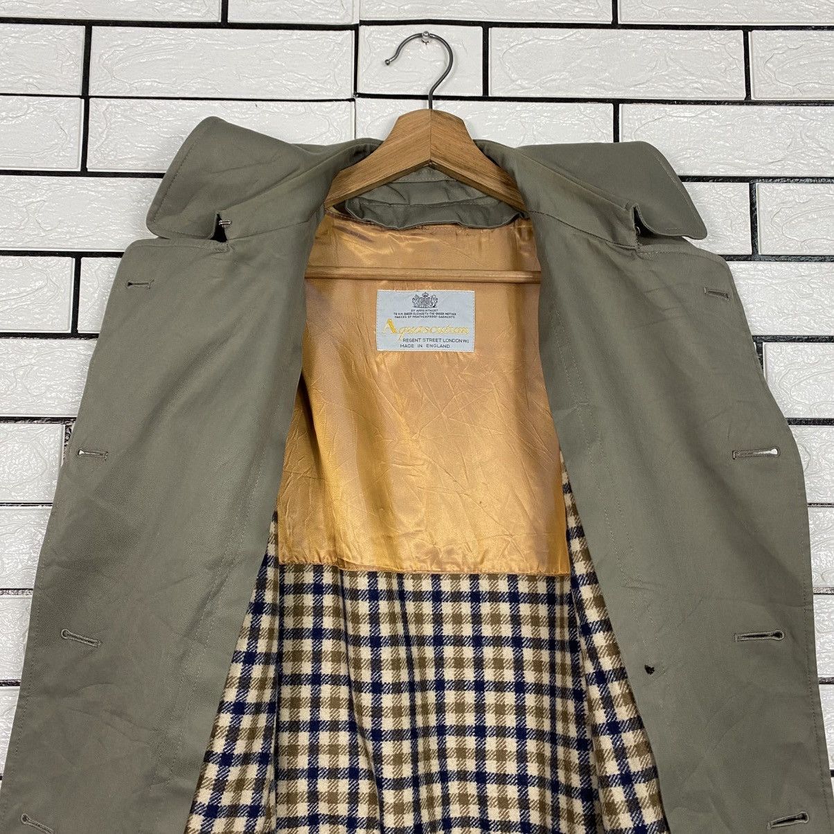 Aquascutum Vintage Trench Coat Long Aquascutum Made in England Nova Size US M / EU 48-50 / 2 - 16 Thumbnail