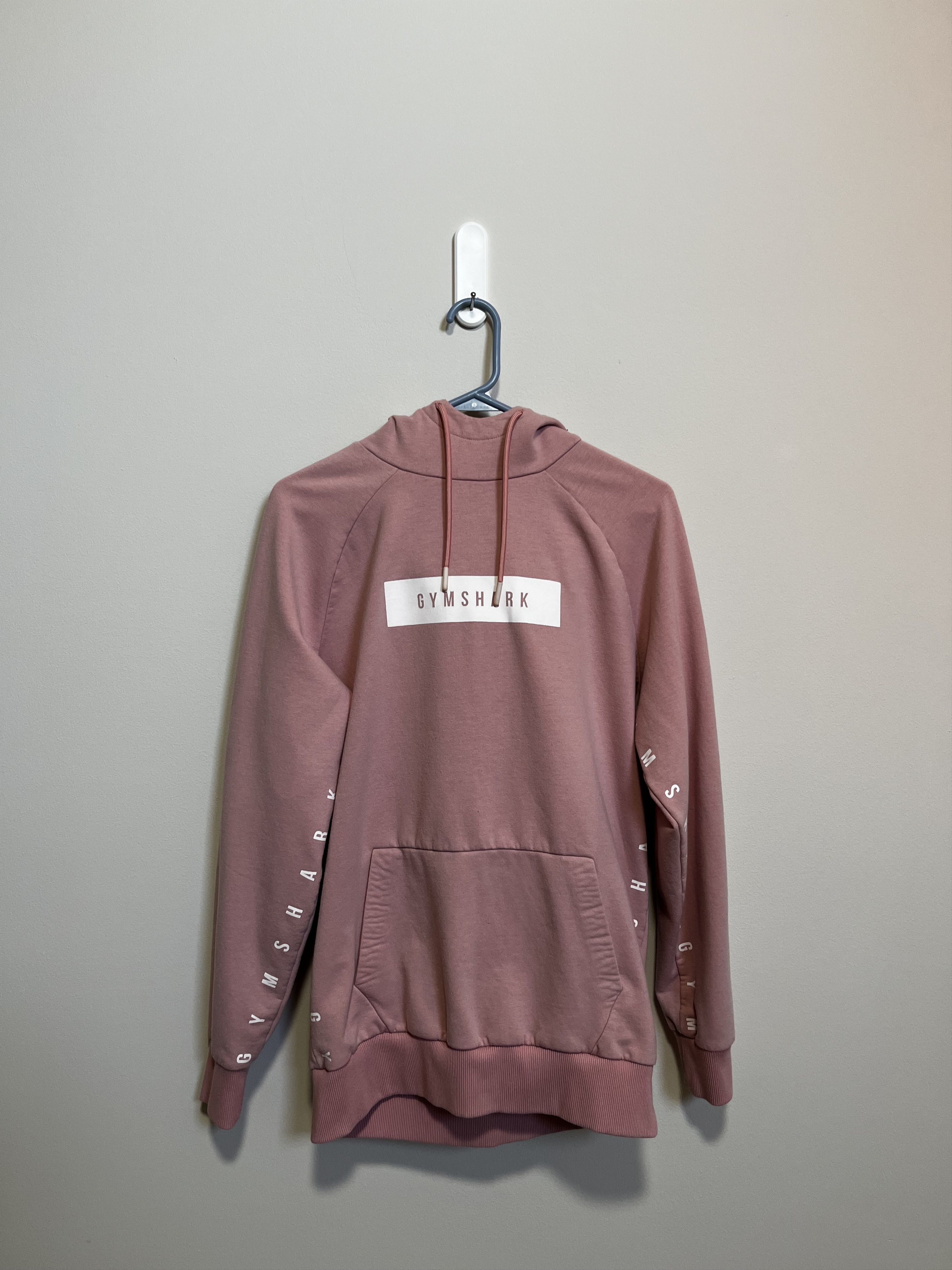 Gymshark Gymshark Block Logo Pullover Hoodie Pink (Size Medium) Size US M / EU 48-50 / 2 - 1 Thumbnail