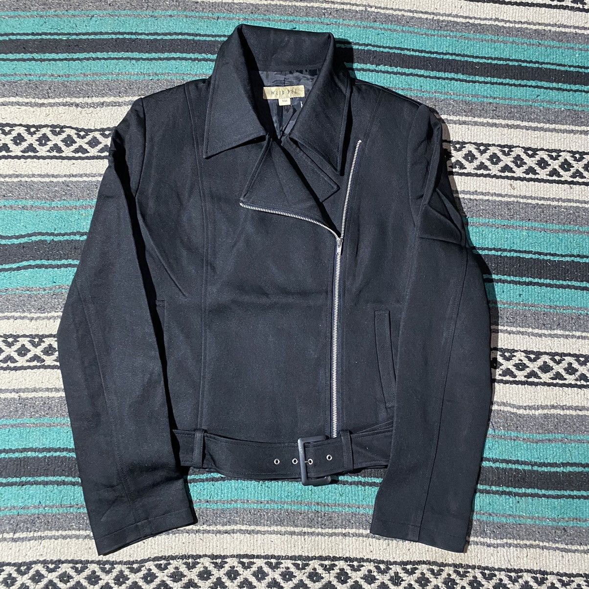 If Six Was Nine 2000s - Weib Dez Asymmetric Scandal BikerJacket Size M / US 6-8 / IT 42-44 - 3 Thumbnail