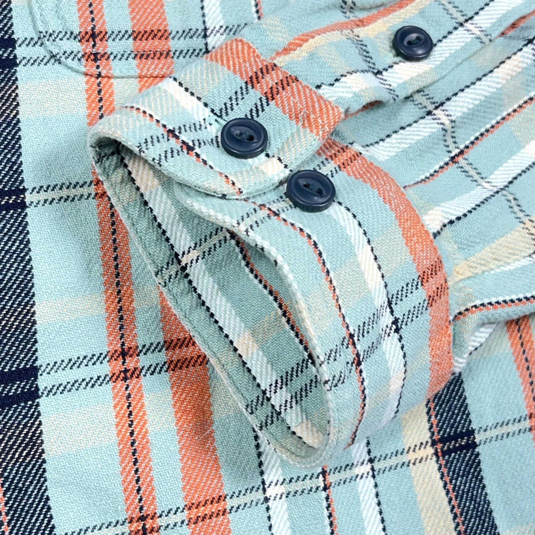 Vintage LL Bean Button-Up Shirt Men XL Light Blue Plaid Heavy Pockets Casual Workwear Flannel Cotton Dense All Seasons 100% Cotton Regular Fit Size US XL / EU 56 / 4 - 6 Thumbnail