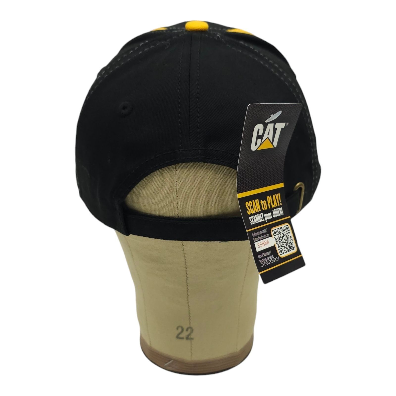 Caterpillar Caterpillar CAT Reman Embroidered Logo Tuck Strap Cap Hat Size ONE SIZE - 4 Thumbnail