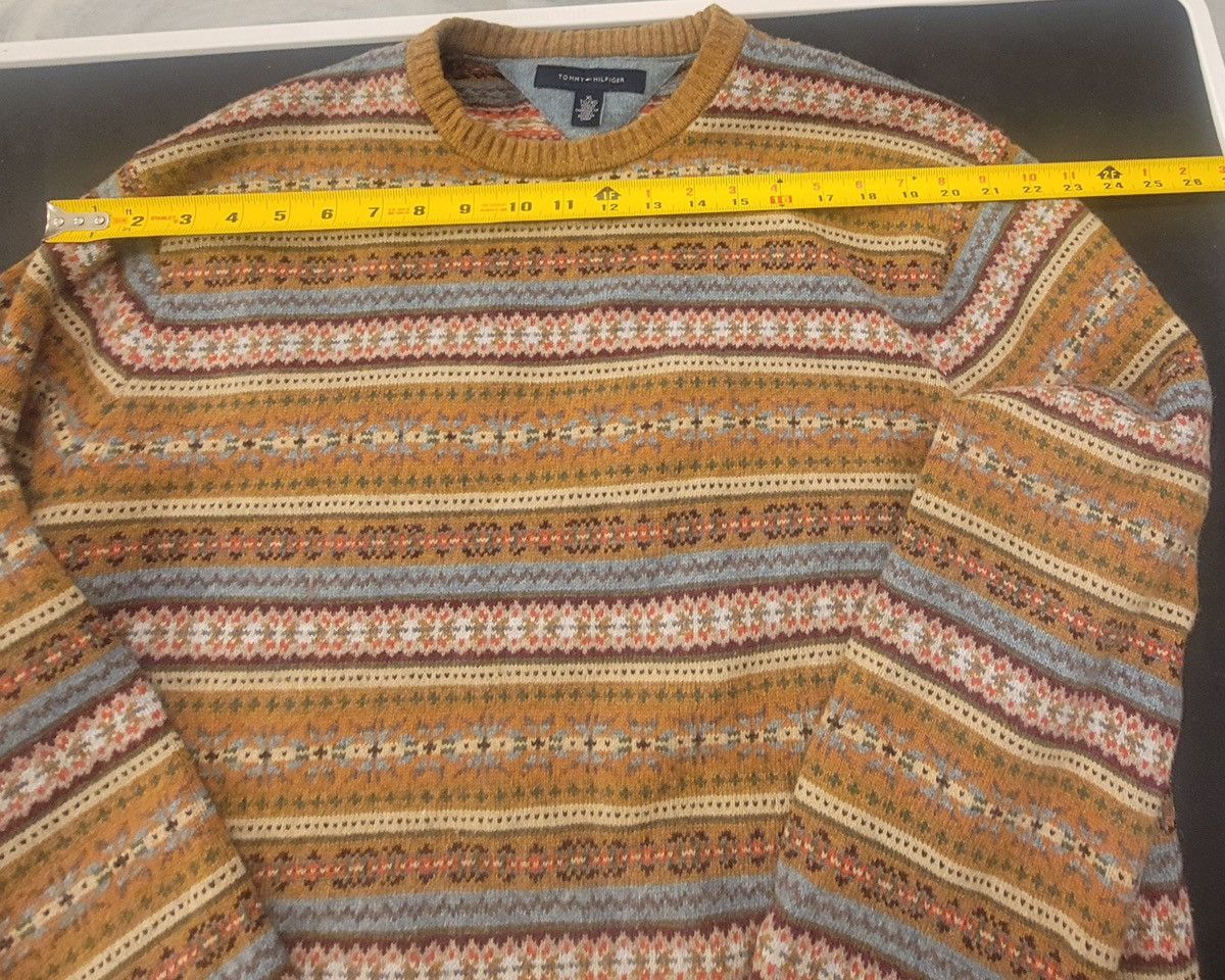 Tommy Hilfiger Tommy Hilfiger Lambswool Blend Fair Isle Nordic Sweater Size US XL / EU 56 / 4 - 4 Thumbnail