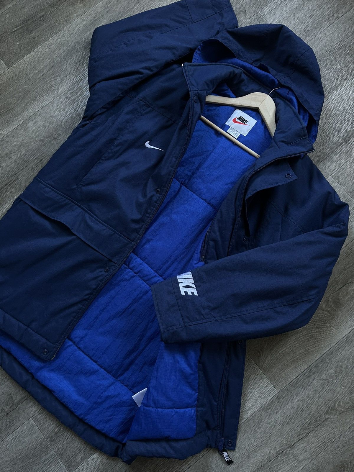 Nike × Vintage 🫧NIKE Vintage Parkas Jacket Men’s Size US L / EU 52-54 / 3 - 8 Thumbnail