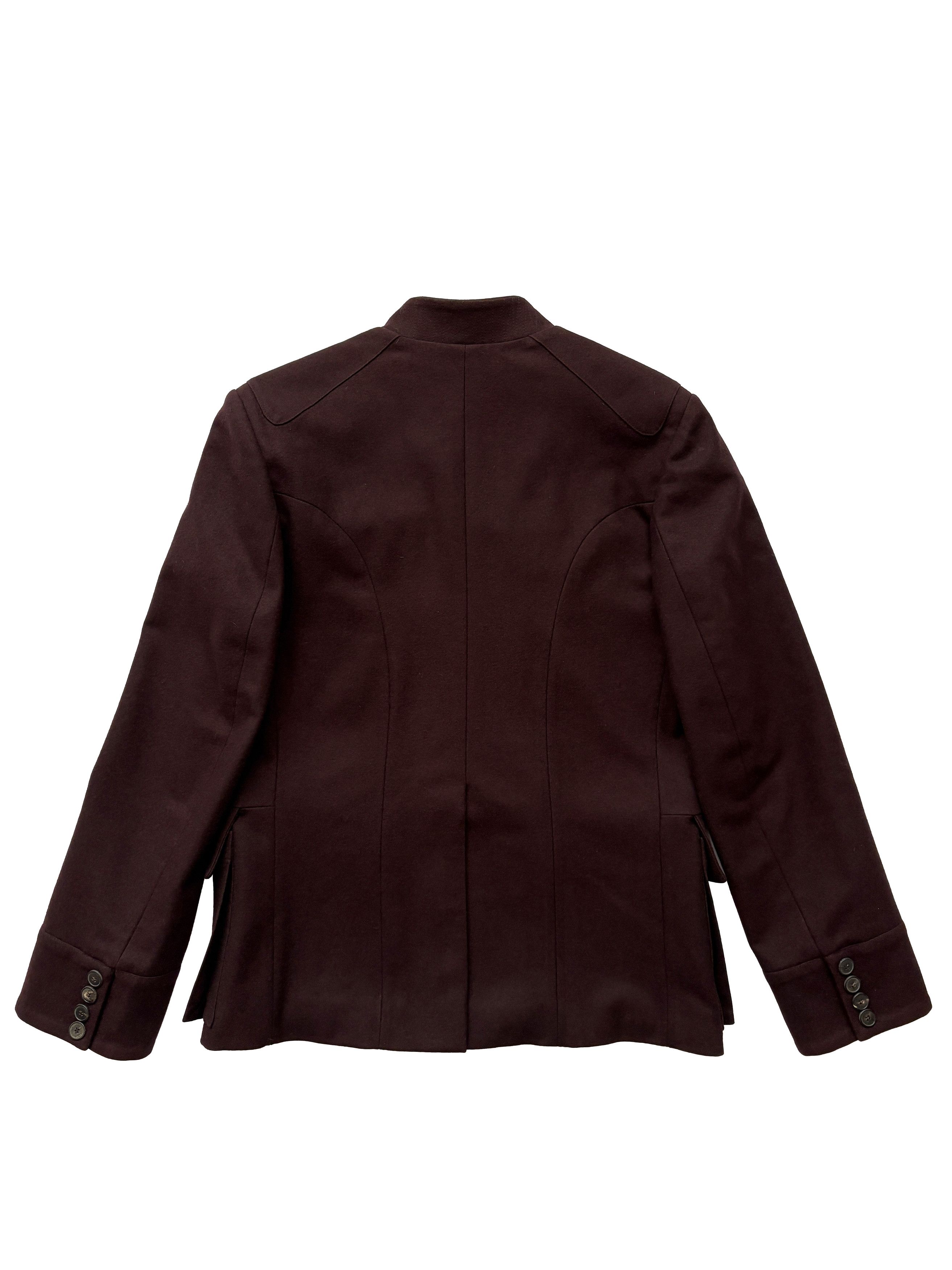 Yves Saint Laurent ⚡️QUICK SALE⚡️YSL Rive Gauche Hedi Slimane Burgundy Coat Size US S / EU 44-46 / 1 - 3 Thumbnail