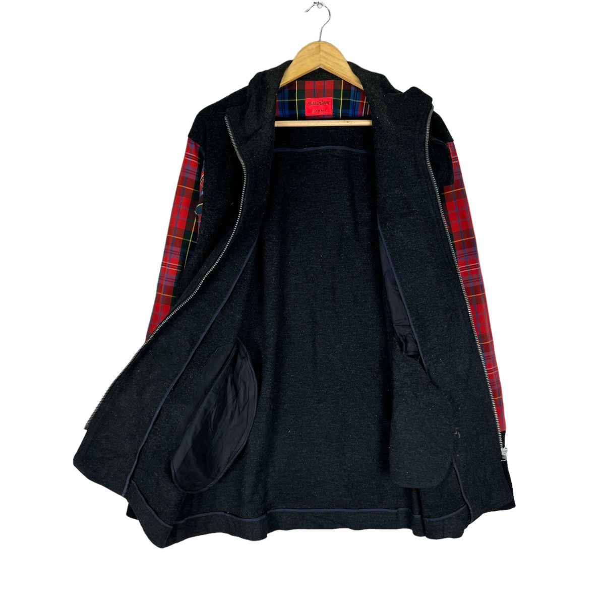 Japanese Brand ❄️INTERLINEAIRE HOMME MASATSUGU MIYAMOTO TARTAN ZIP JACKET Size US L / EU 52-54 / 3 - 10 Thumbnail