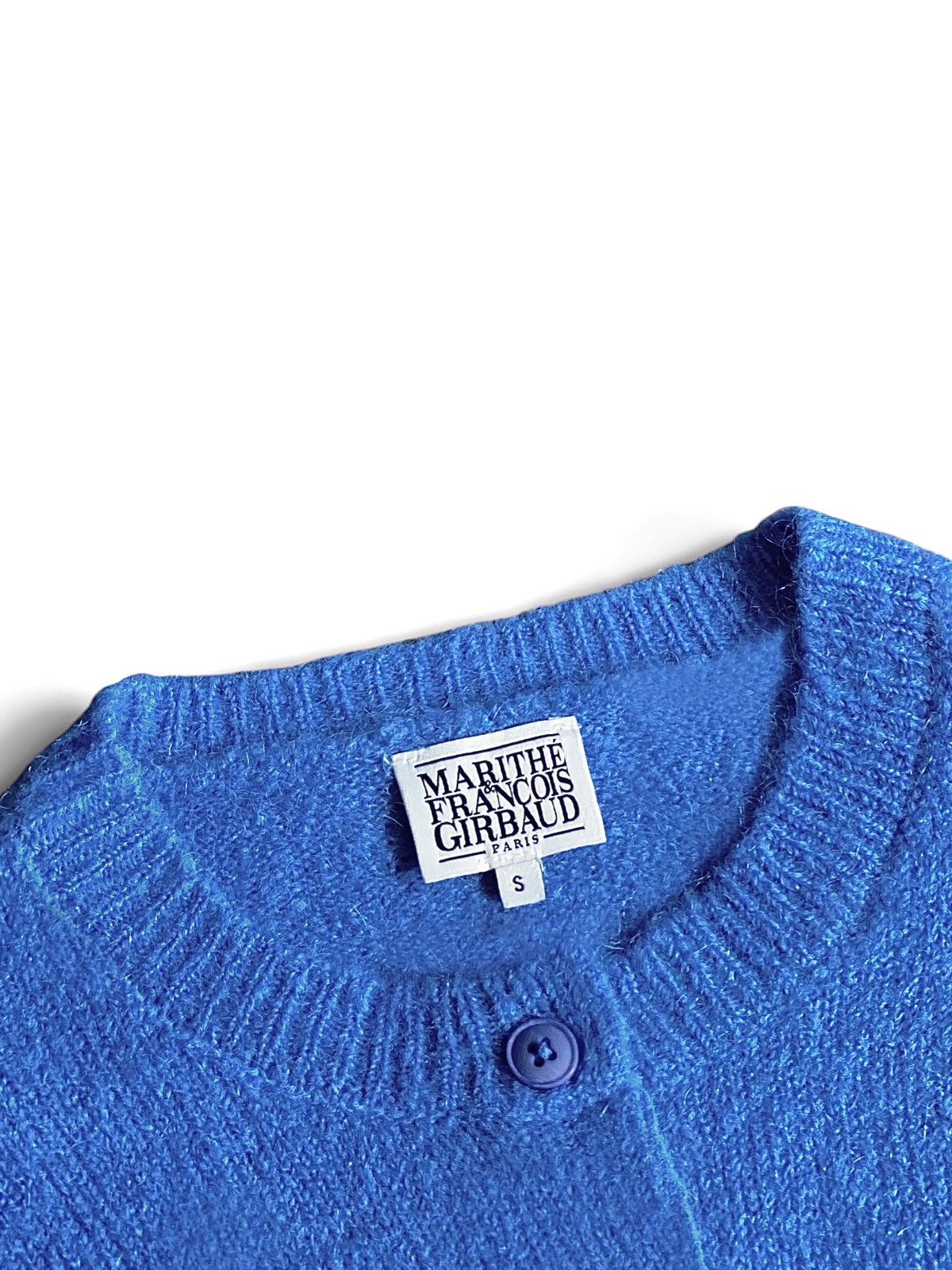 Marithe + Francois Girbaud Marithe + Francois Girbaud mohair wool blend knit crop cardi Size S / US 4 / IT 40 - 4 Thumbnail