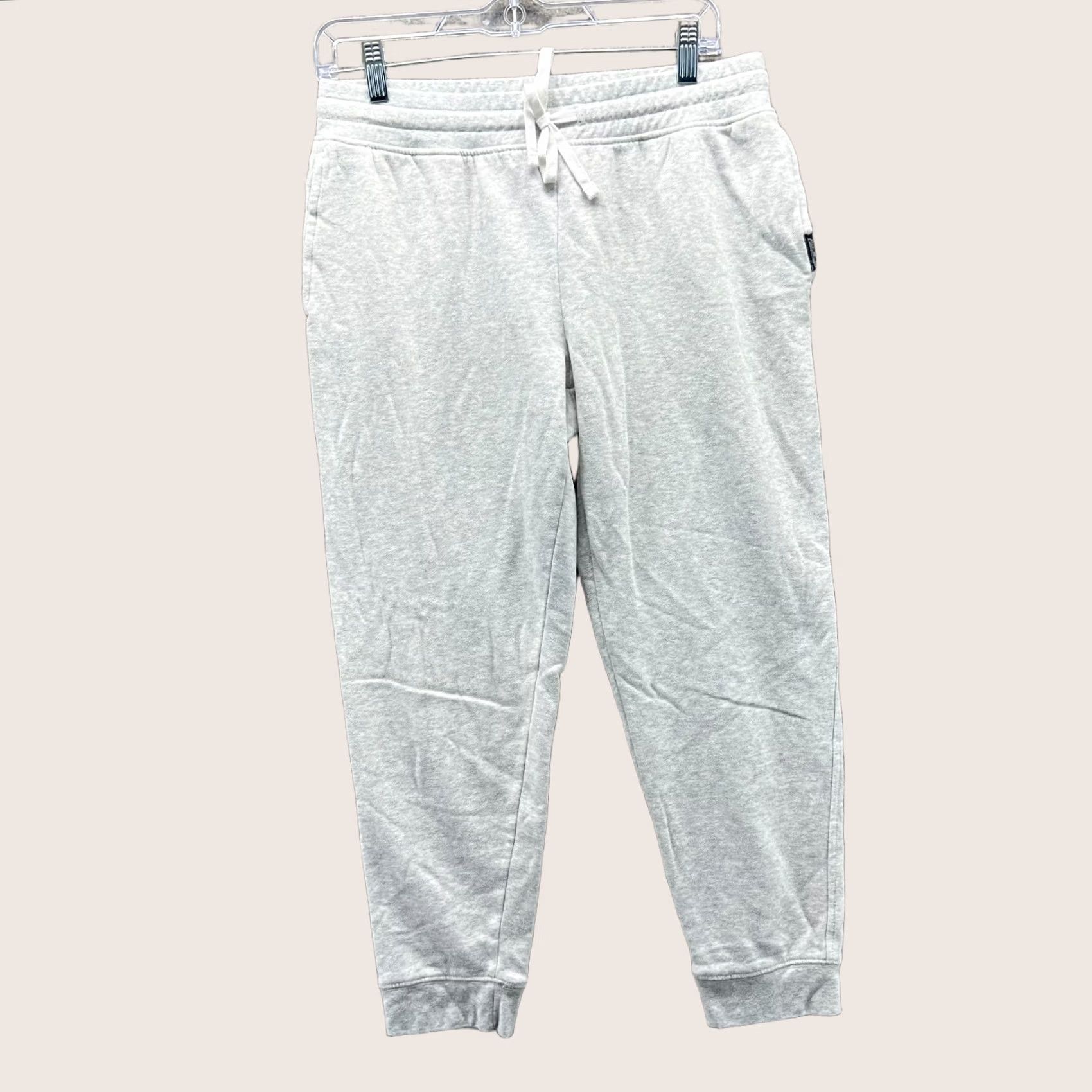 Eddie Bauer Eddie Bauer Jogger Pants Womens Medium Grey Fleece Cotton Tapered Waist 30in Inseam 24in Size 32" / US 10 / IT 46 - 1 Thumbnail