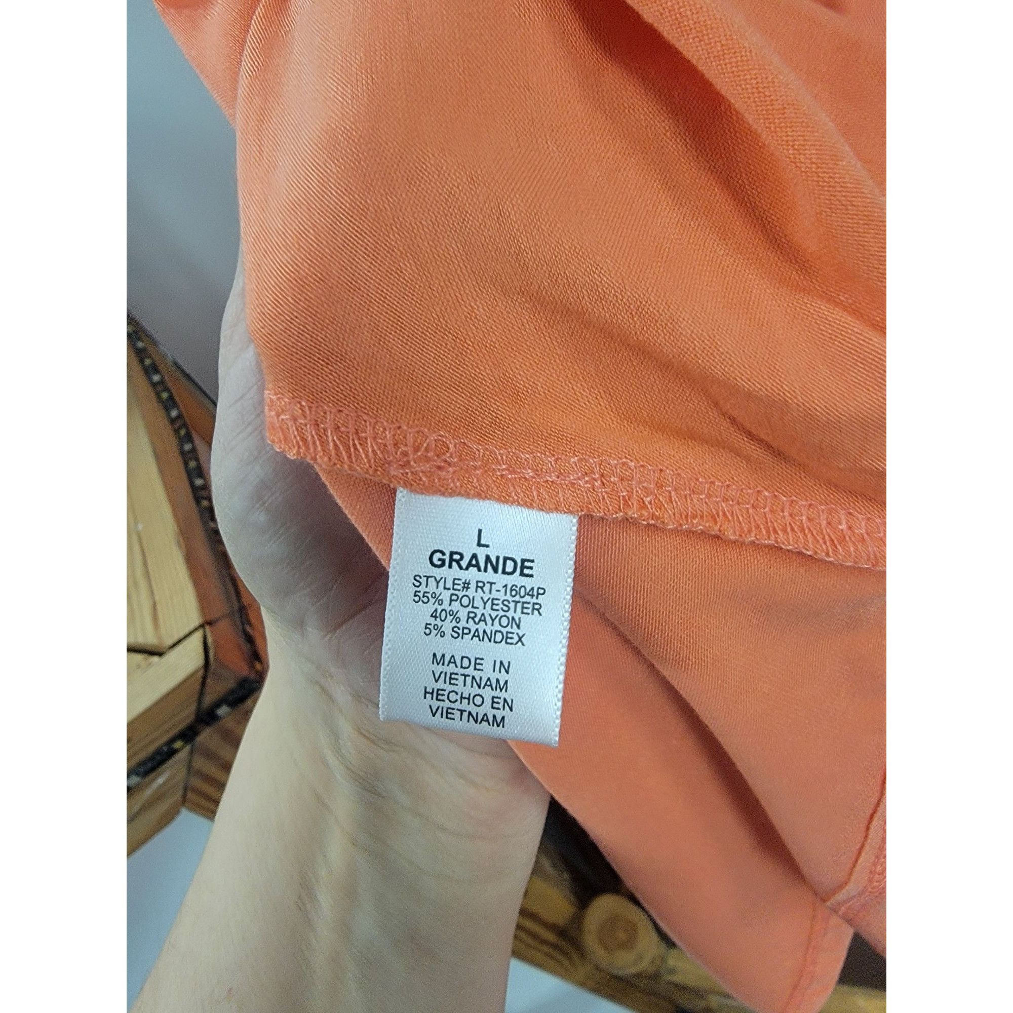 Other Sleeveless Zenana Premium Coral Tank Top L Soft Polyester & Size L / US 10 / IT 46 - 3 Thumbnail