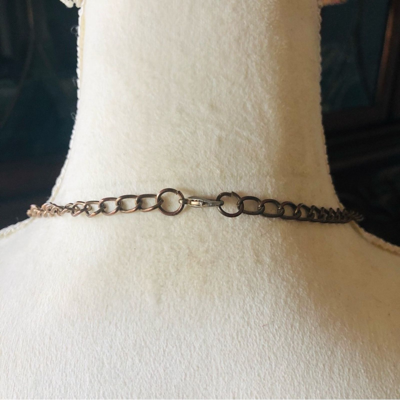 Jewelry Brass tone beaded chain necklace Size ONE SIZE - 4 Thumbnail