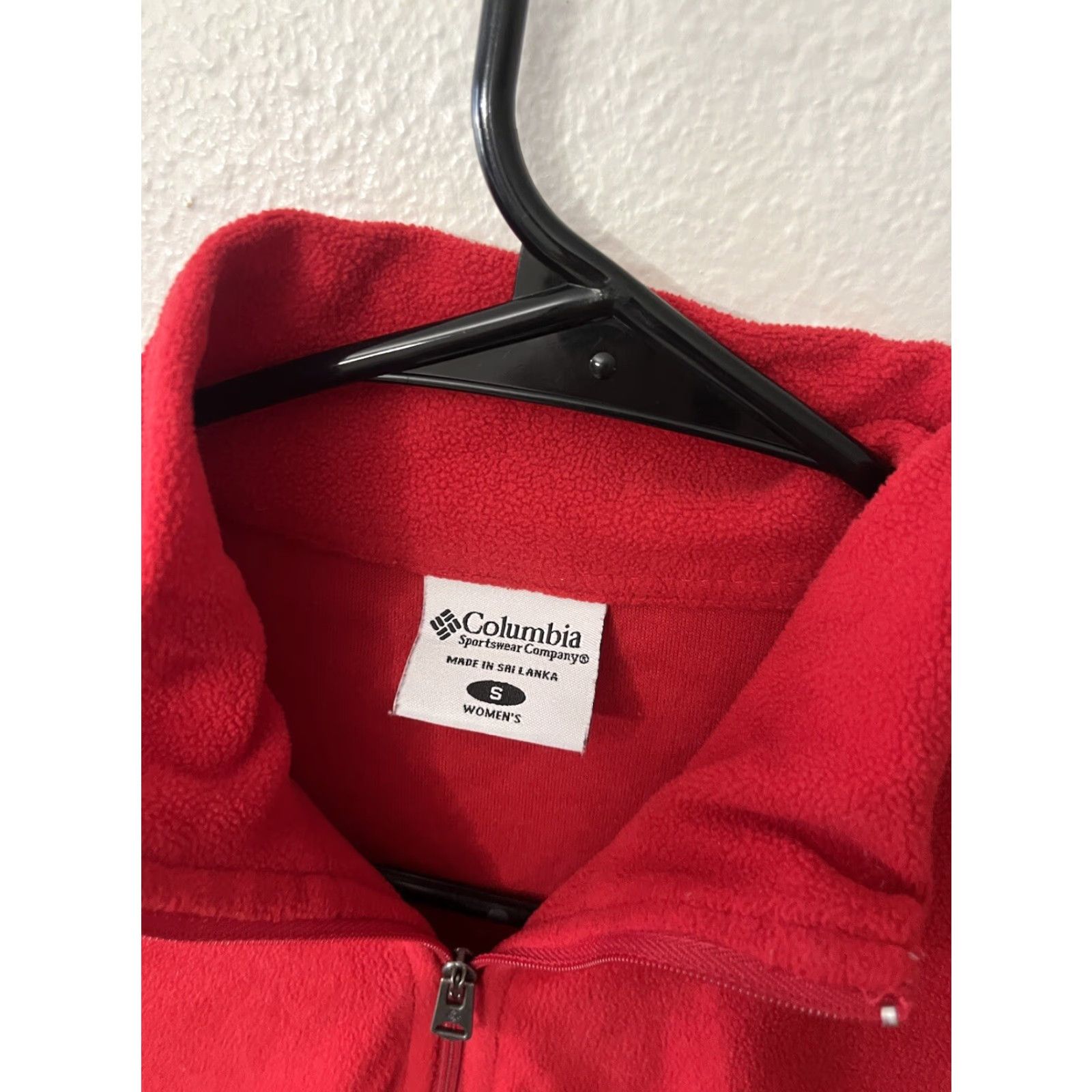 Vintage Columbia Womens Size S Fleece 1/4 Zip Red Jacket Casual Modern Logo Zip Vintage: No Size S / US 4 / IT 40 - 2 Thumbnail