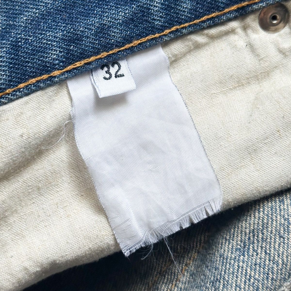 Helmut Lang × Vintage Helmut Lang SS2000 Green Painter Denim Size US 34 / EU 50 - 6 Thumbnail