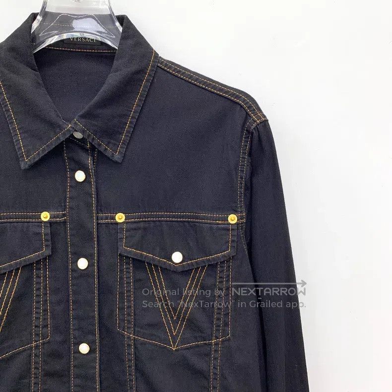 Versace Versace Medusa head cotton lapel single-breasted long-slee Size US M / EU 48-50 / 2 - 3 Thumbnail