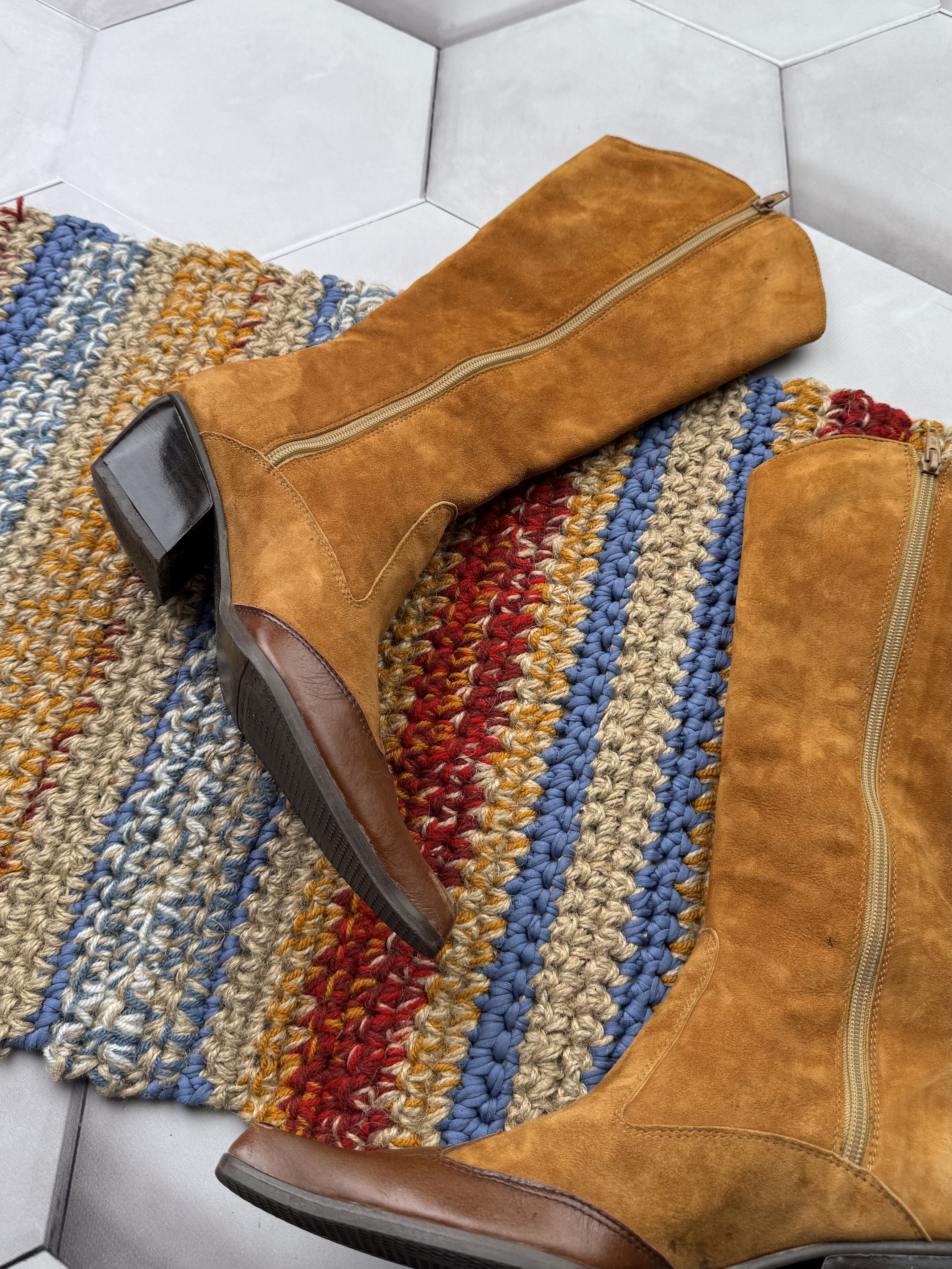 Japanese Brand Vintage Suede Boots Size US 7 / IT 37 - 5 Thumbnail
