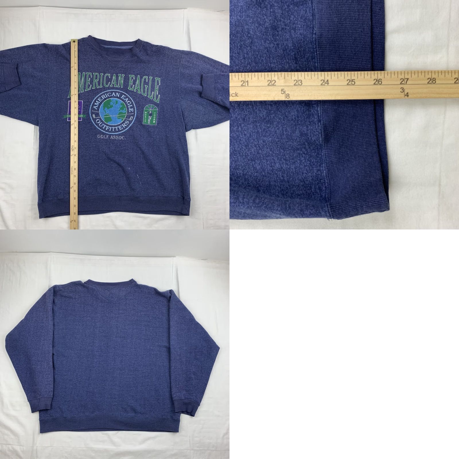 American Eagle Outfitters VINTAGE American Eagle Outfitters Sweatshirt Men Adult M Blue Sports 90s Pullover Mens Size US M / EU 48-50 / 2 - 8 Thumbnail