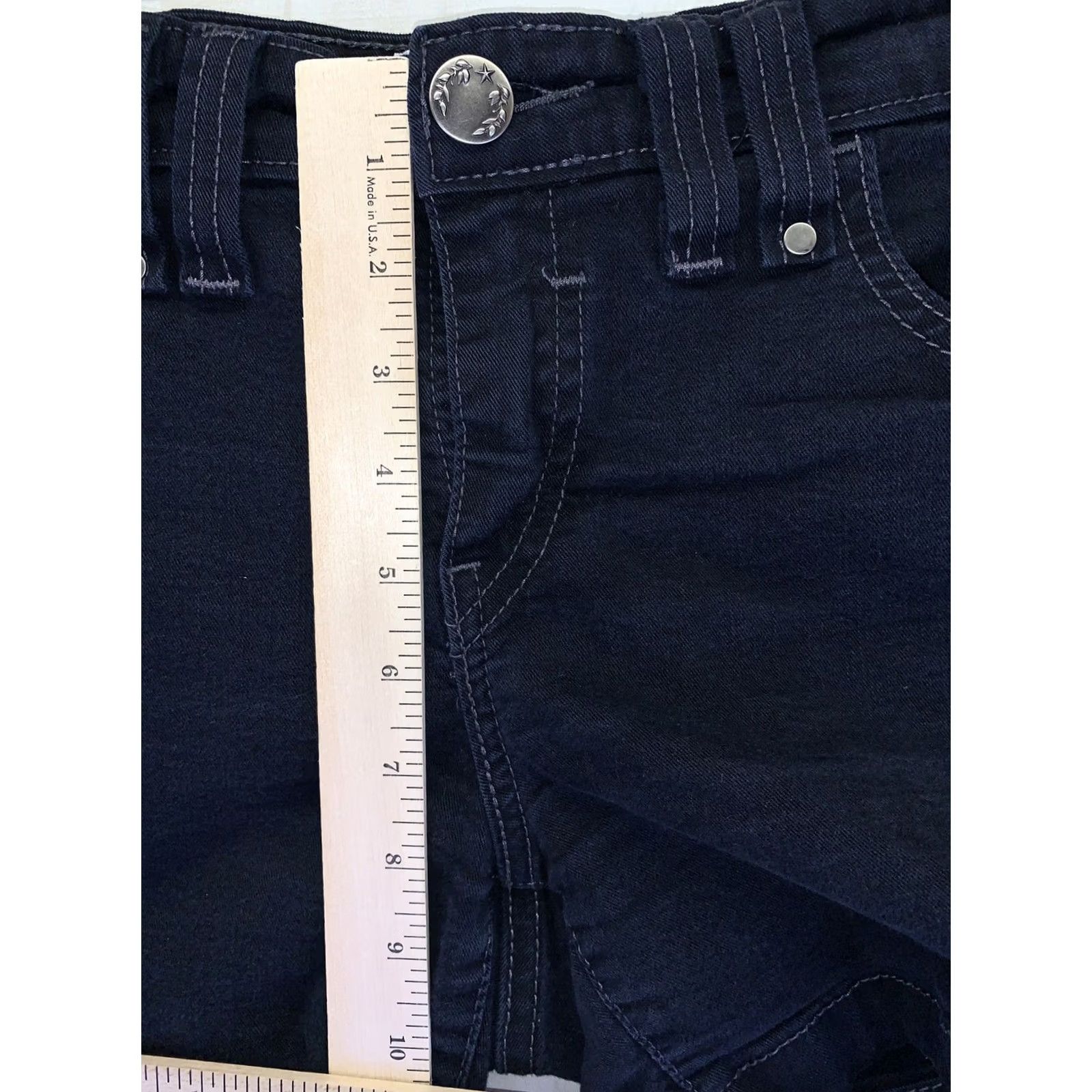 Levi's Levi’s Strauss Misses Size 6 Black Denim Stretch Shorts-6220 Size 28" / US 6 / IT 42 - 3 Thumbnail