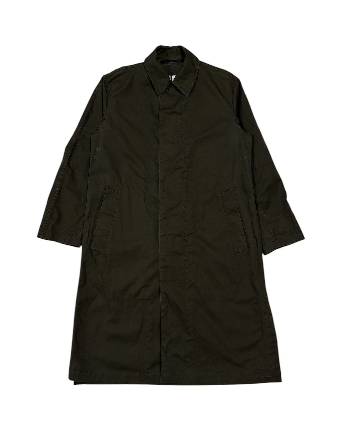 Japanese Brand × Lemaire × Uniqlo Uniqlo Lemaire Wax Cotton Longjacket Raincoat Size US S / EU 44-46 / 1 - 1 Thumbnail