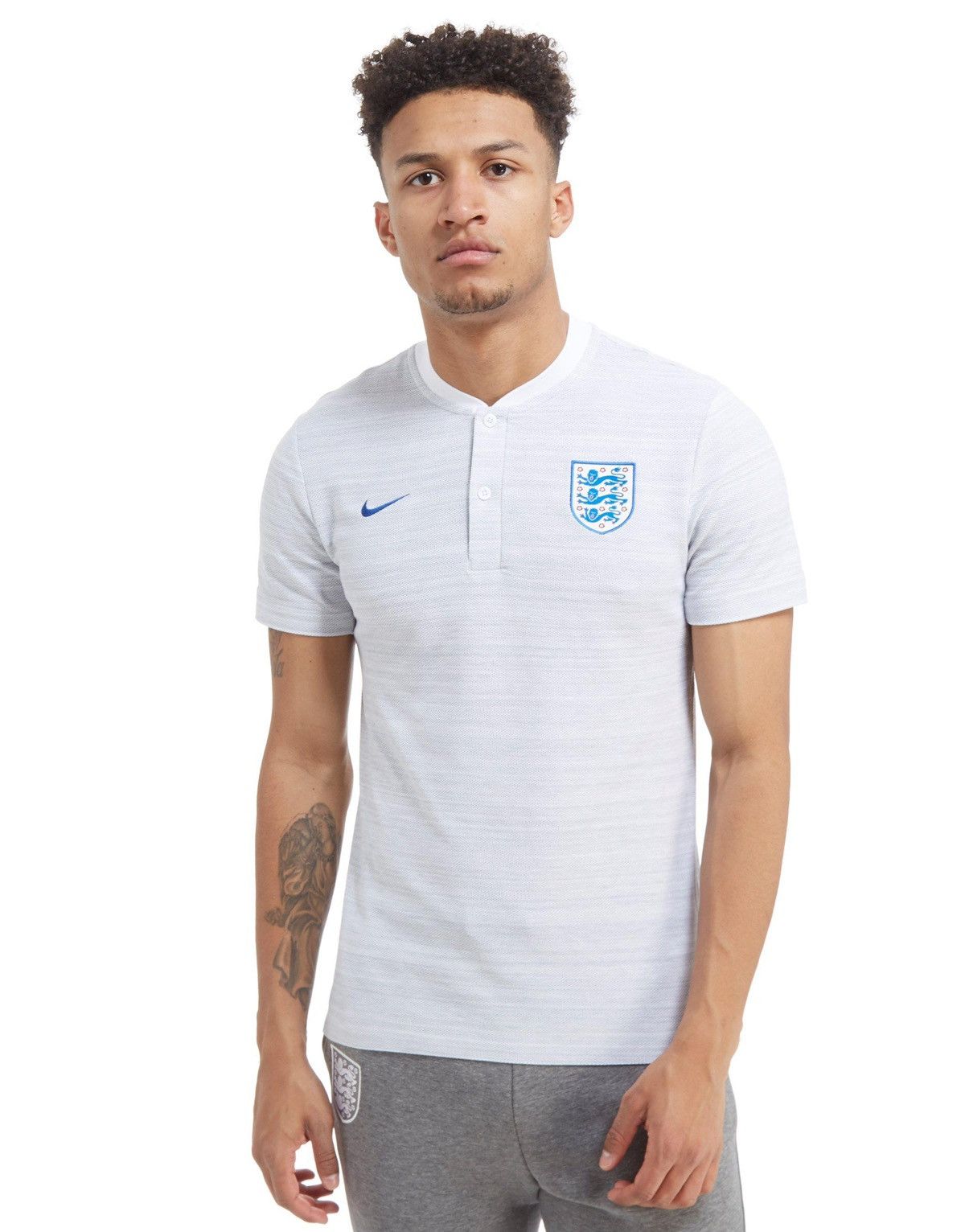 Chelsea Soccer 🏴󠁧󠁢󠁥󠁮󠁧󠁿 Nike England Soccer Polo T-Shirt Y2K Rare Retro Size US L / EU 52-54 / 3 - 3 Thumbnail