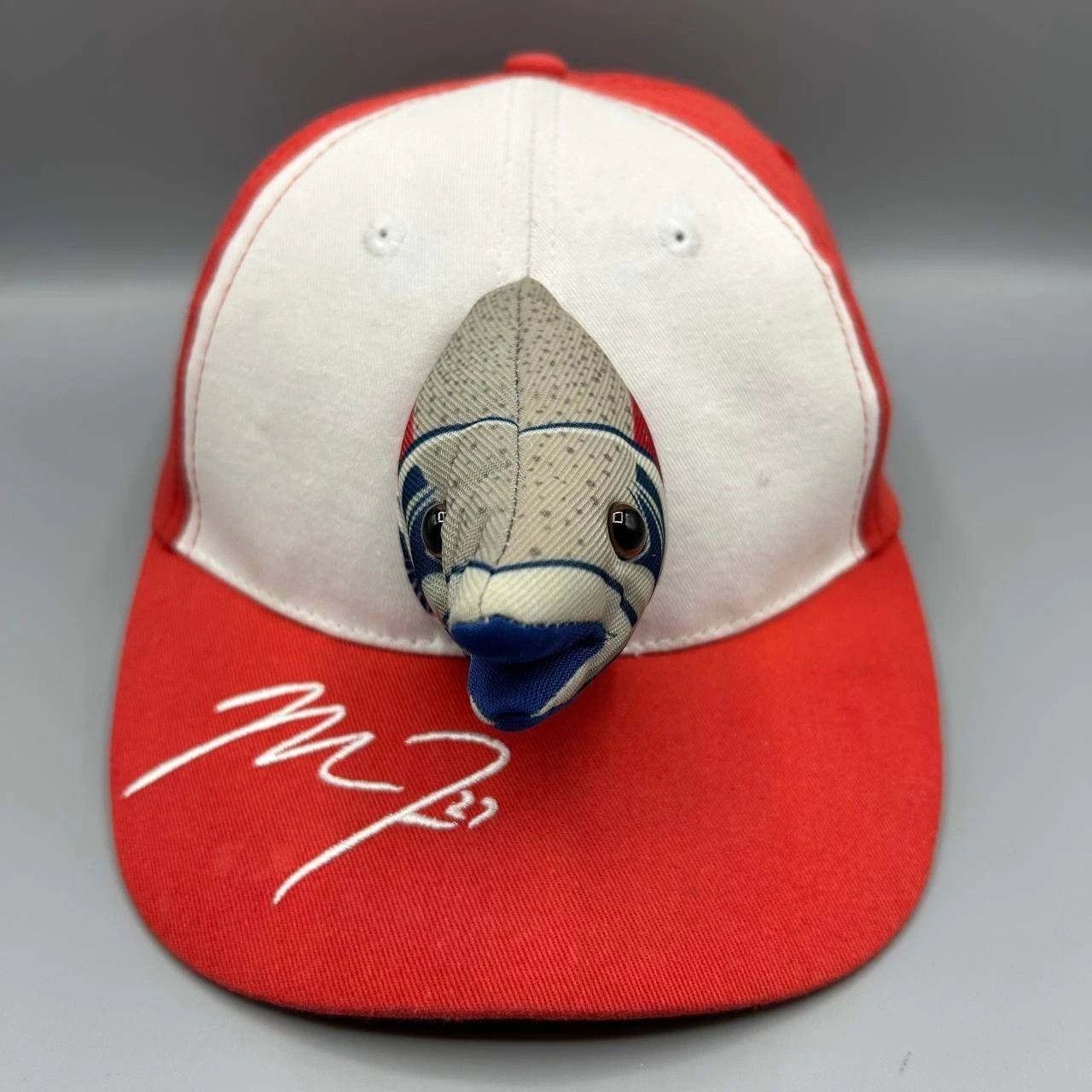 Other Los Angeles Angels #27 Mike Trout Fish Hat Kloanz Stap Back Size ONE SIZE - 1 Thumbnail