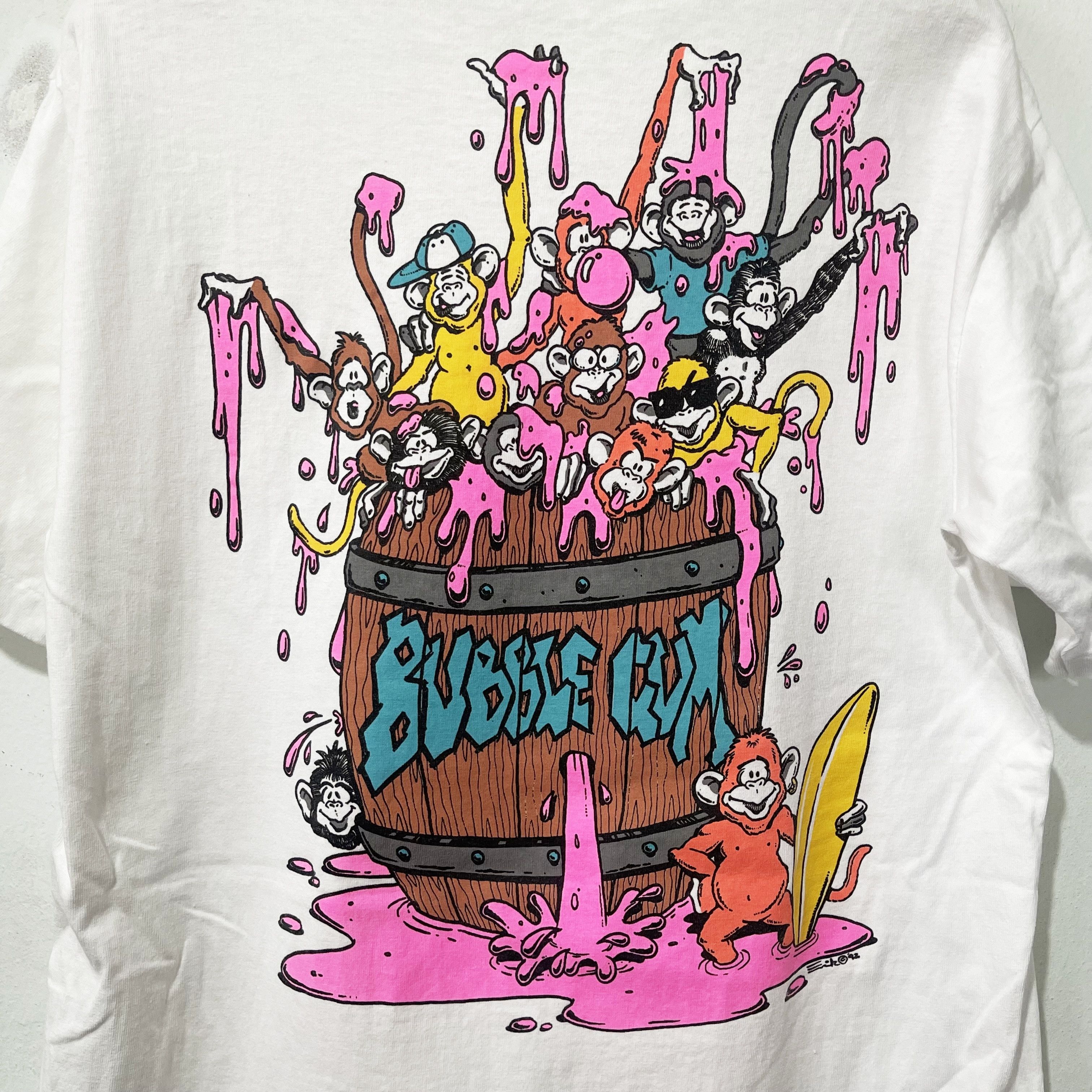 Vintage Vintage 90s Bubble Gum Surf Wax T-Shirt Size US M / EU 48-50 / 2 - 2 Thumbnail