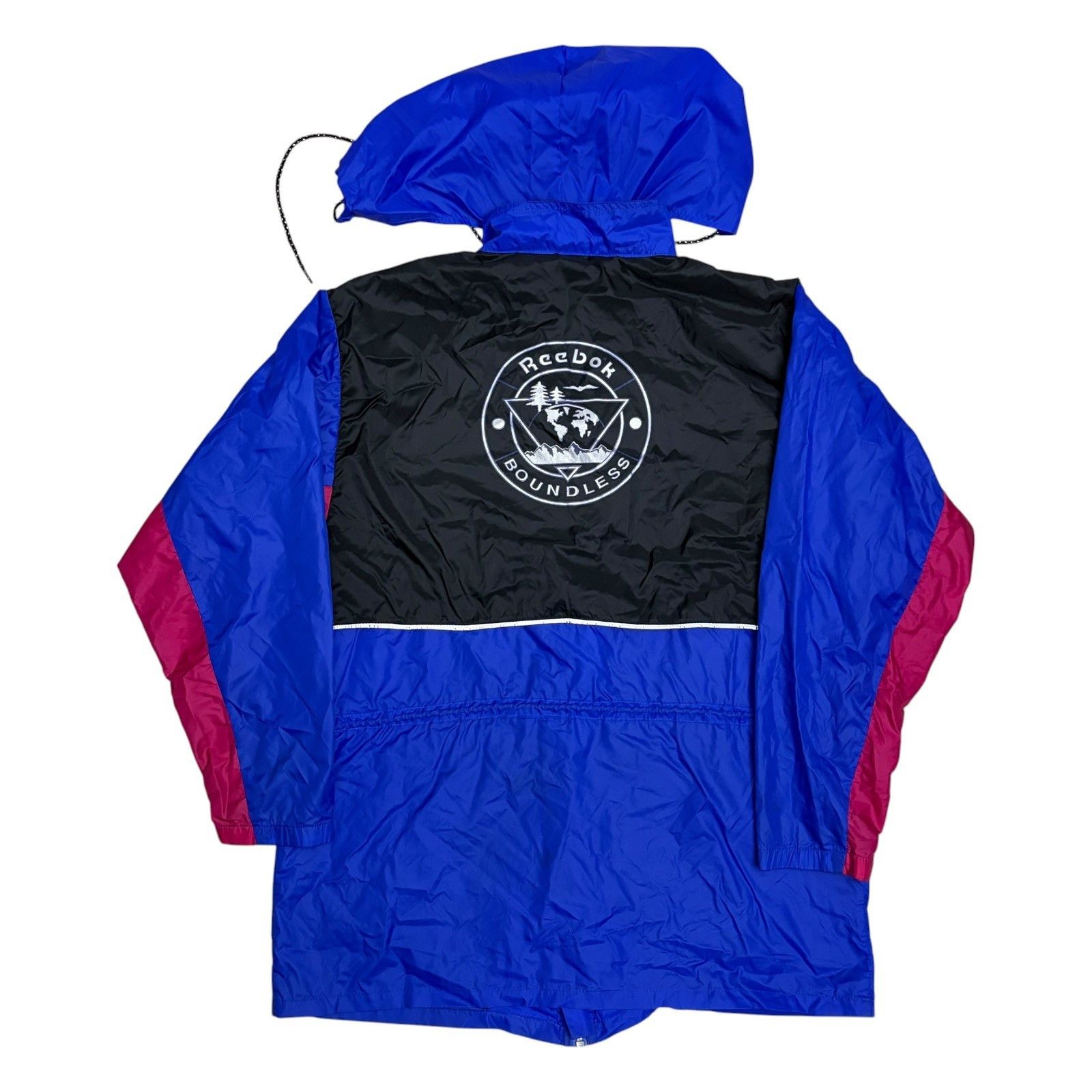 Reebok Vintage 90s REEBOK BOUNDLESS Windbreaker Retro Jacket Medium Size US M / EU 48-50 / 2 - 1 Thumbnail