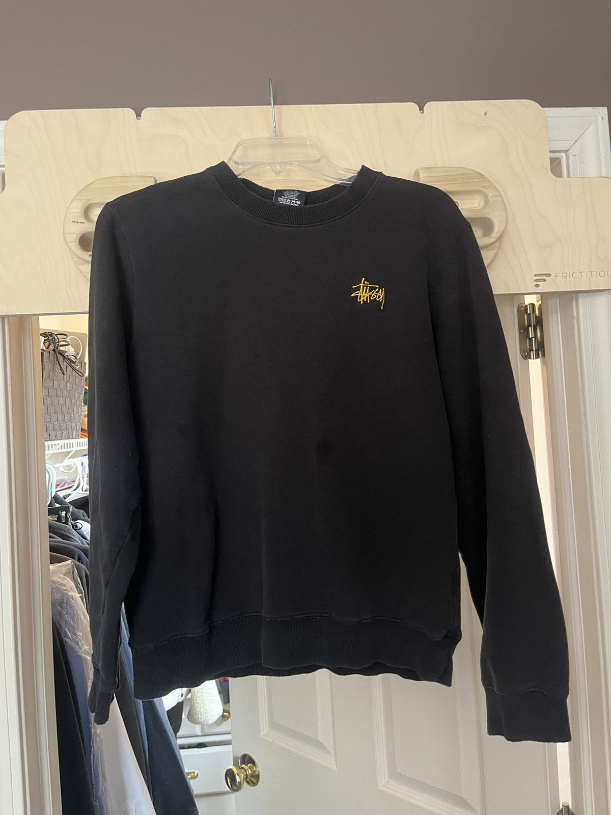 Stussy Nike X Stussy Washed Black Sweatshirt M | Grailed