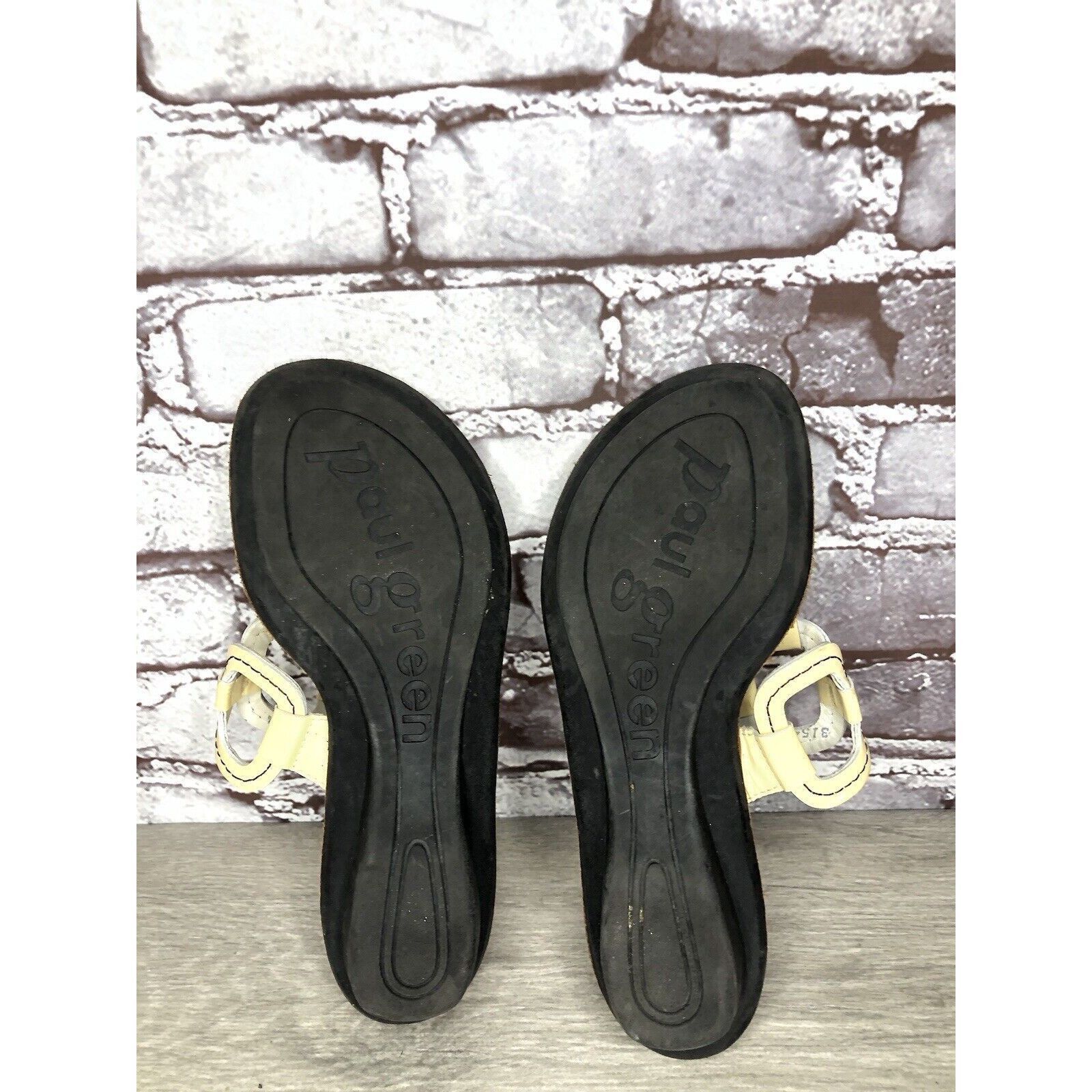 Other Paul Green Munchen Yellow Patent Leather Pump Wedge Sandals Size US 4.5 / IT 34.5 - 10 Thumbnail