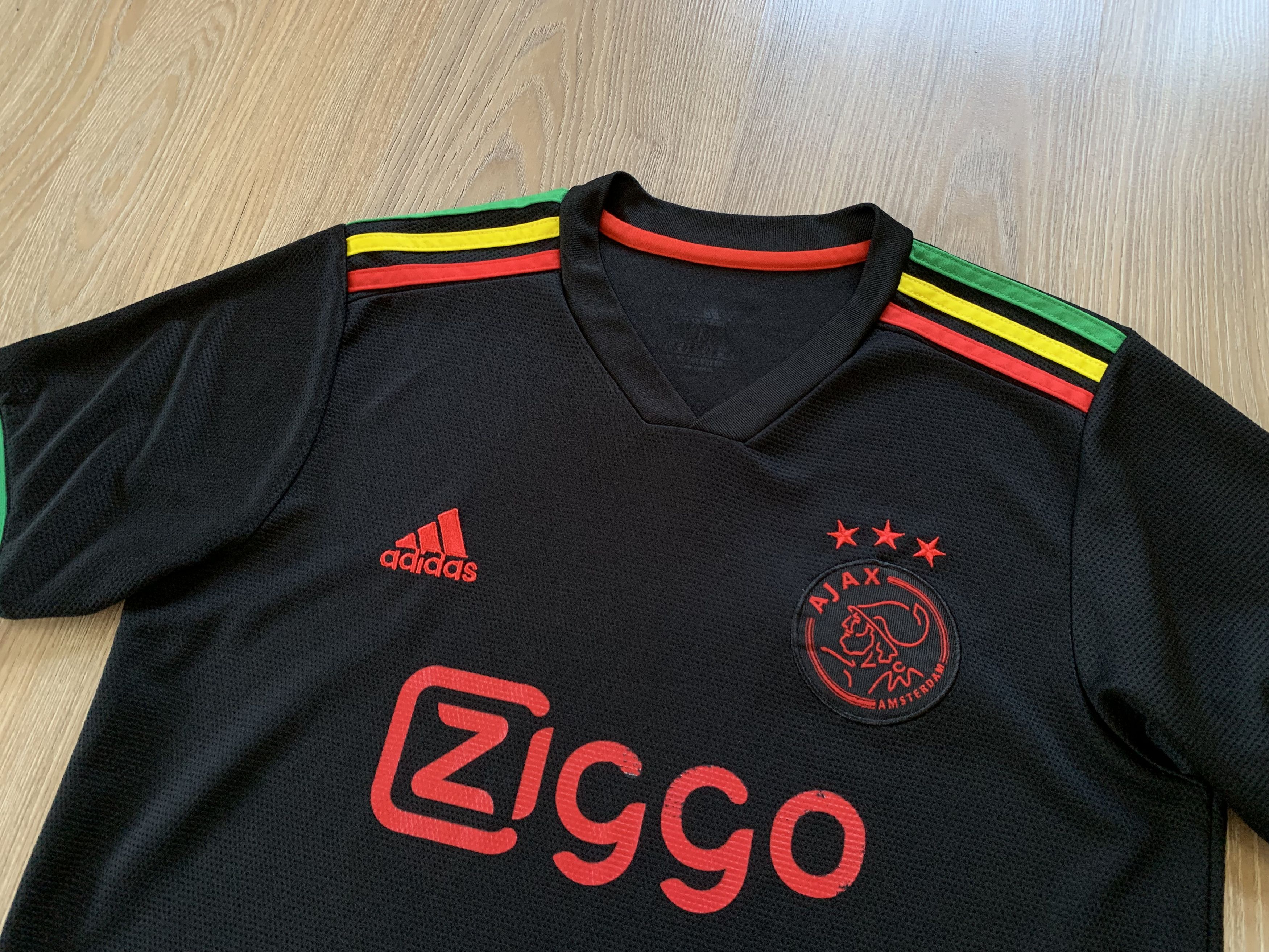 Adidas Rare Adidas AJAX 3rd Jamaica Soccer Polo Jersey 2021-2022 Size US M / EU 48-50 / 2 - 4 Thumbnail