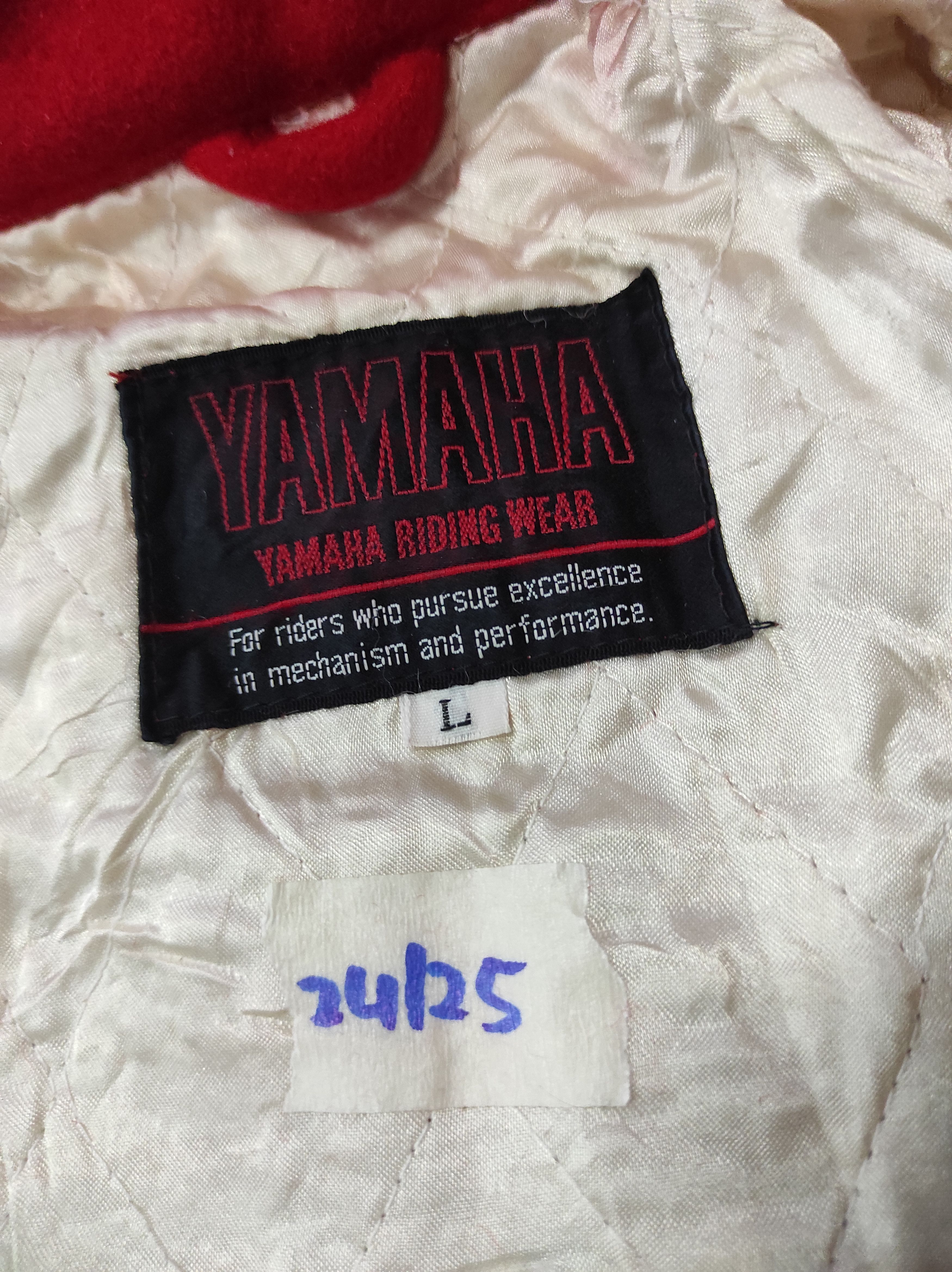 Yamaha YAMAHA RIDING WEAR VTG ACCUMULATED WOOL BIKER JACKET Size US L / EU 52-54 / 3 - 12 Thumbnail