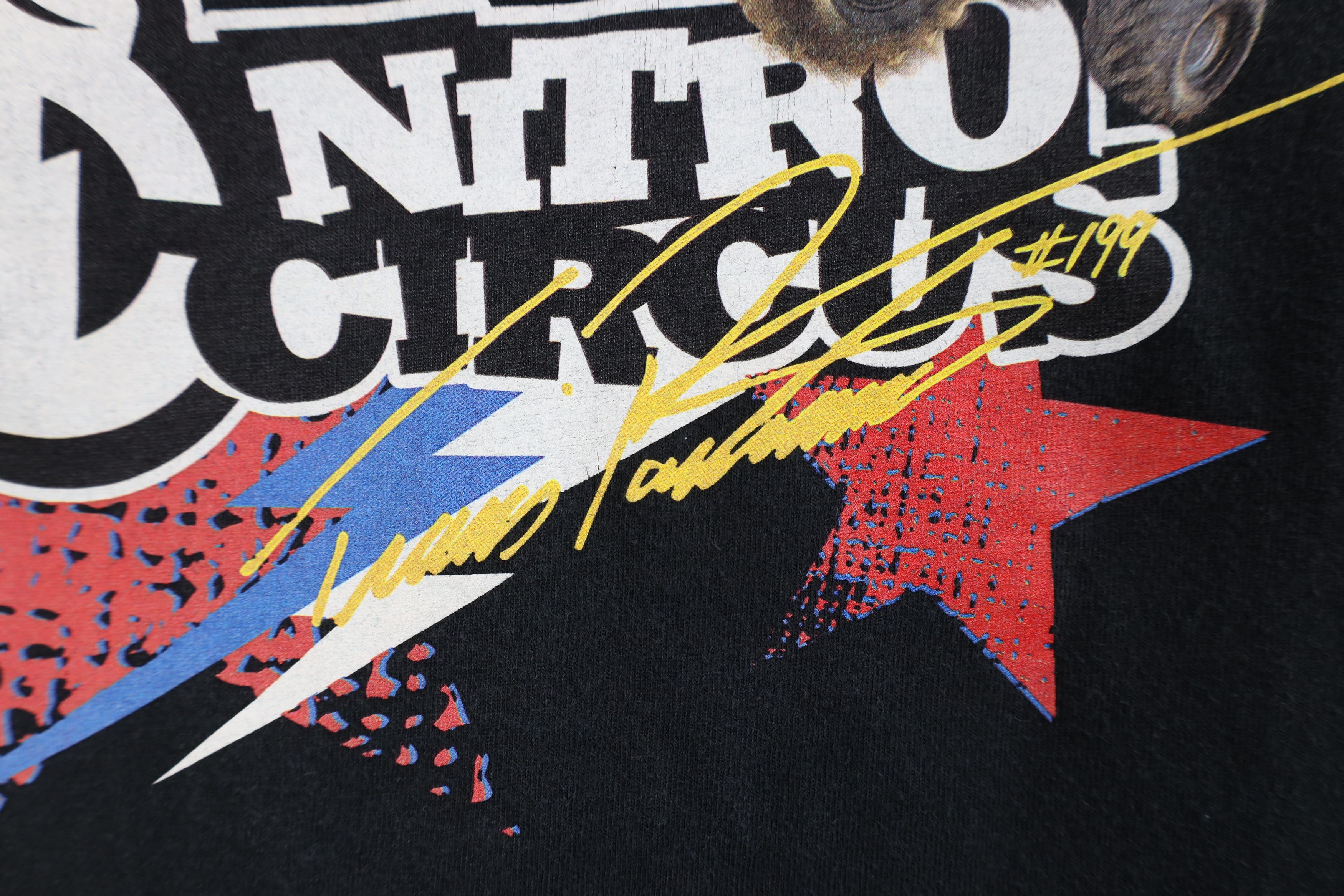 Vintage Y2K Monster Jam Nitro Circus Travis Pastrana T-Shirt Size US S / EU 44-46 / 1 - 5 Thumbnail