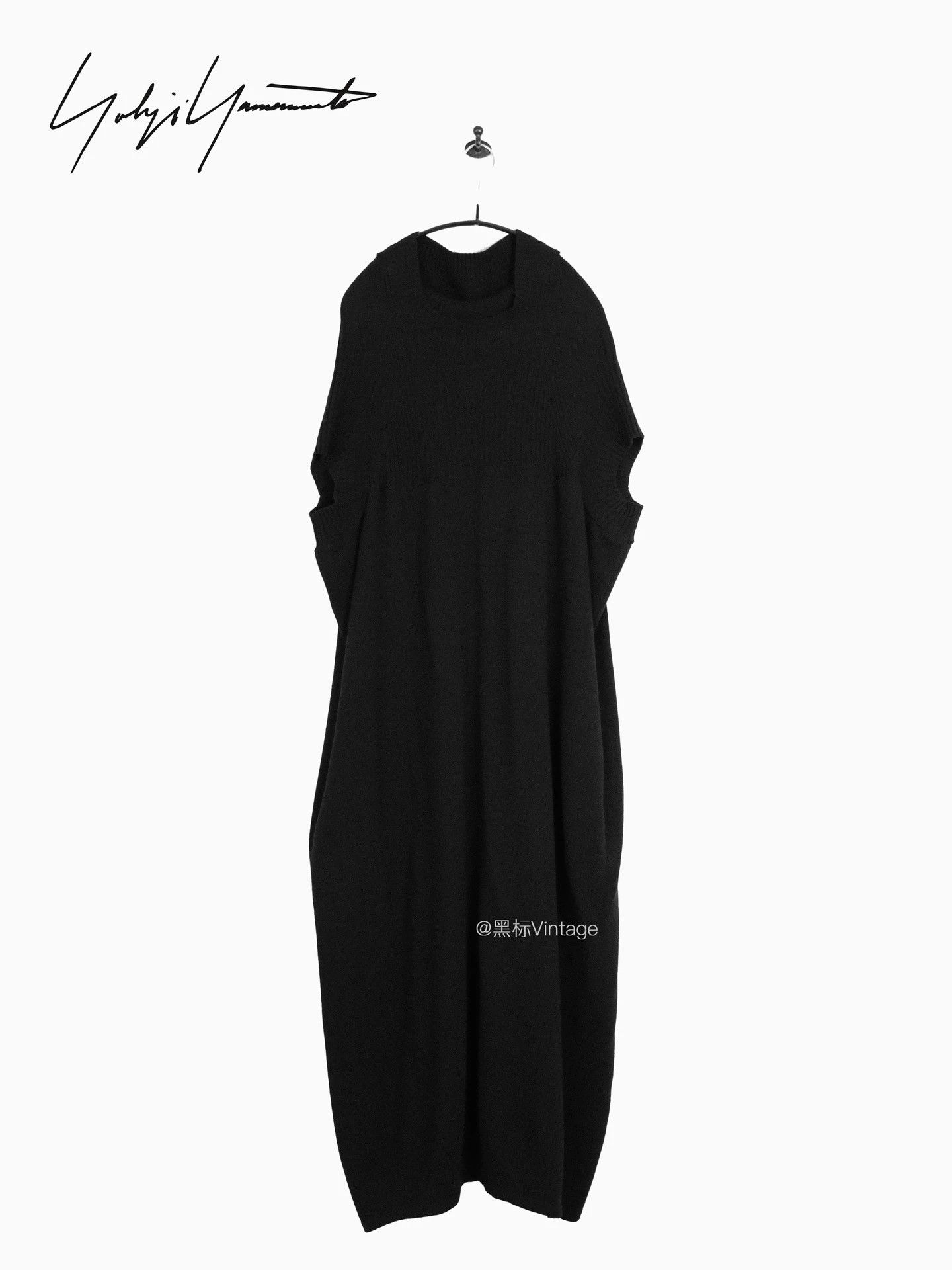 Yohji Yamamoto Yohji Yamamoto 96AW Archive Origami-Pleated Knit Dress Size M / US 6-8 / IT 42-44 - 1 Thumbnail