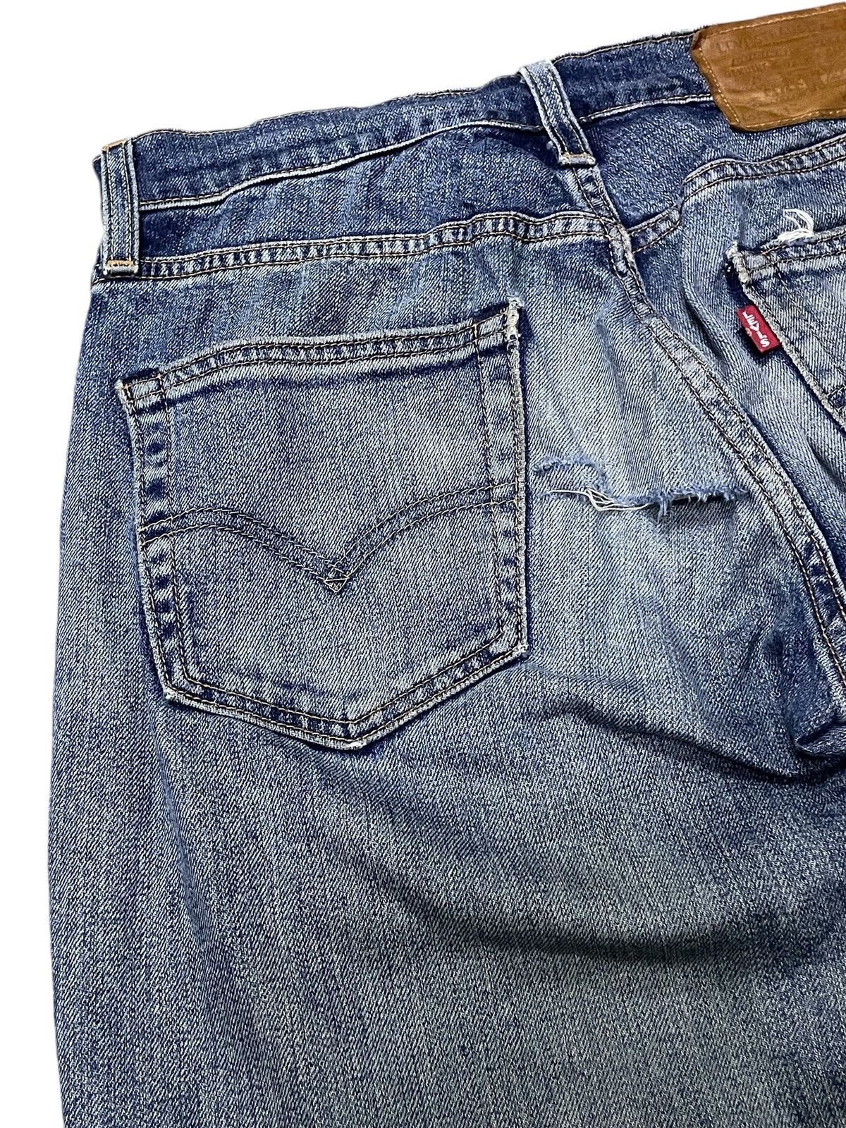 LVC × Levi's × Levi's Made & Crafted Vintage Levis Big E 511 Loose Tapered Leg Distressed Jeans Size US 30 / EU 46 - 16 Thumbnail