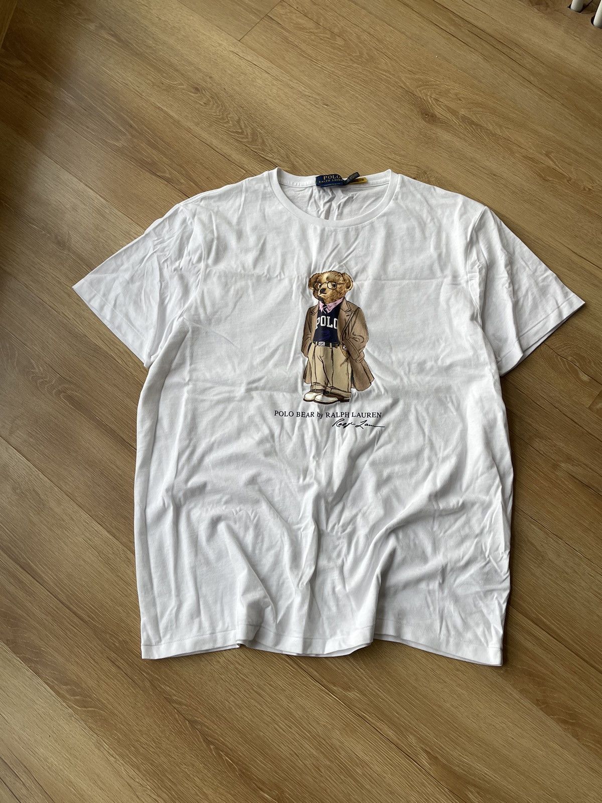 Polo Ralph Lauren Polo Ralph Lauren Bear T-shirt Tee Size US XL / EU 56 / 4 - 2 Thumbnail