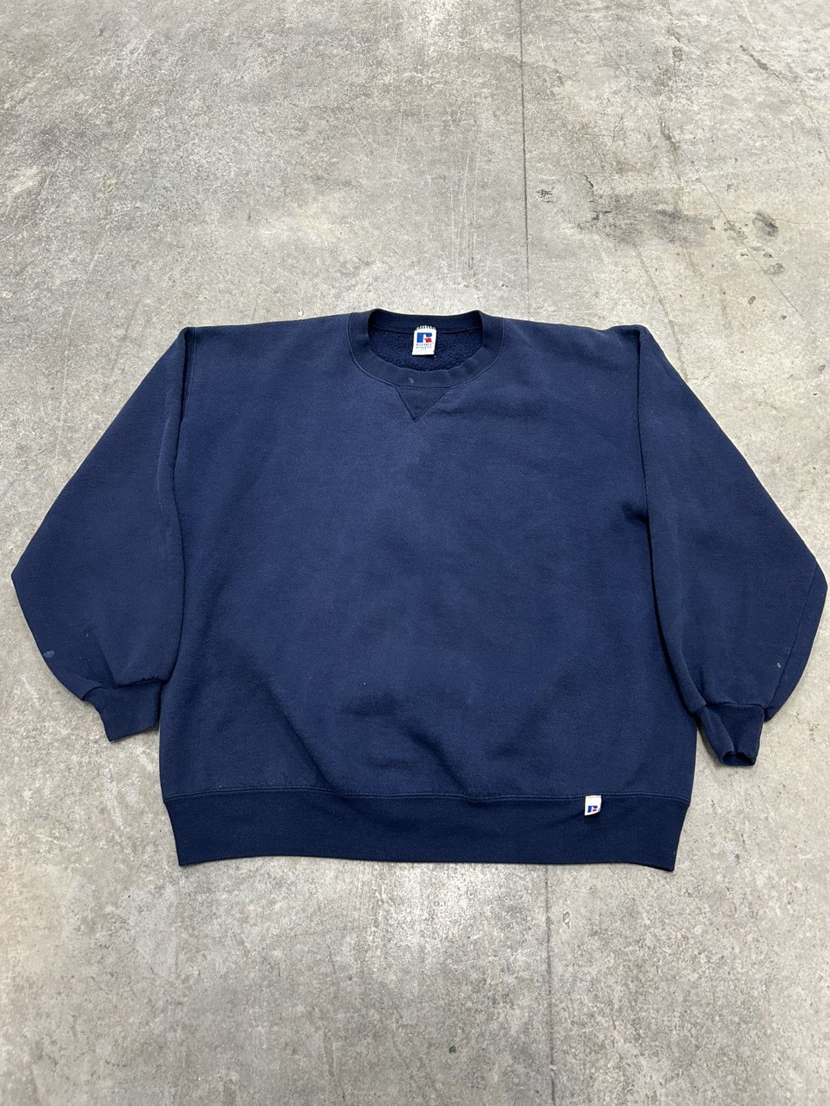 Russell Athletic Vintage Russell athletic sweatshirt navy Size US XXL / EU 58 / 5 - 1 Thumbnail