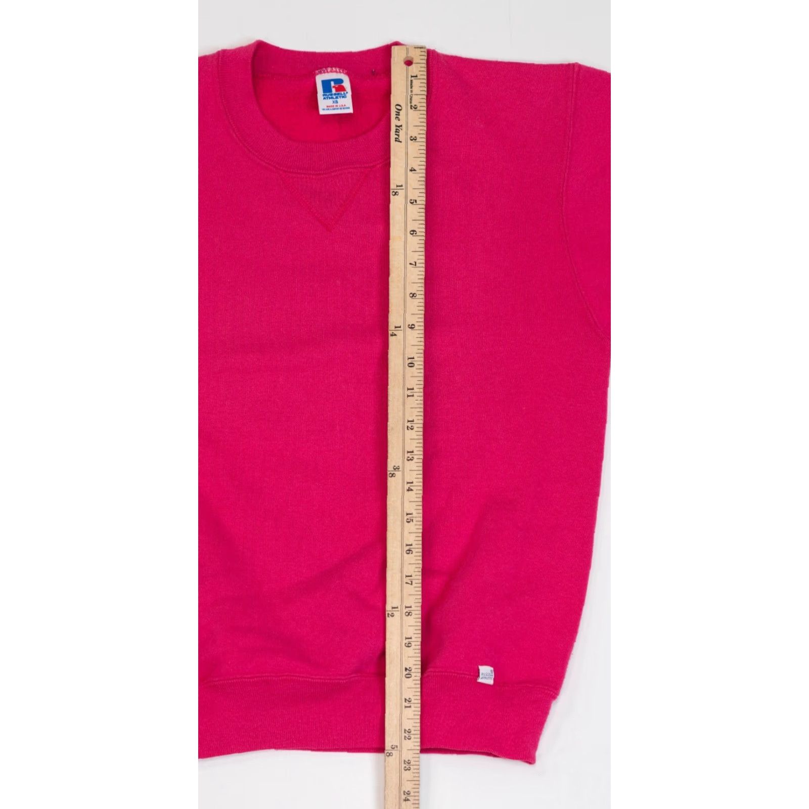 Russell Athletic VINTAGE Russell Athletic Pink Crewneck Sweatshirt Womens XS VTG Size XS / US 0-2 / IT 36-38 - 5 Thumbnail