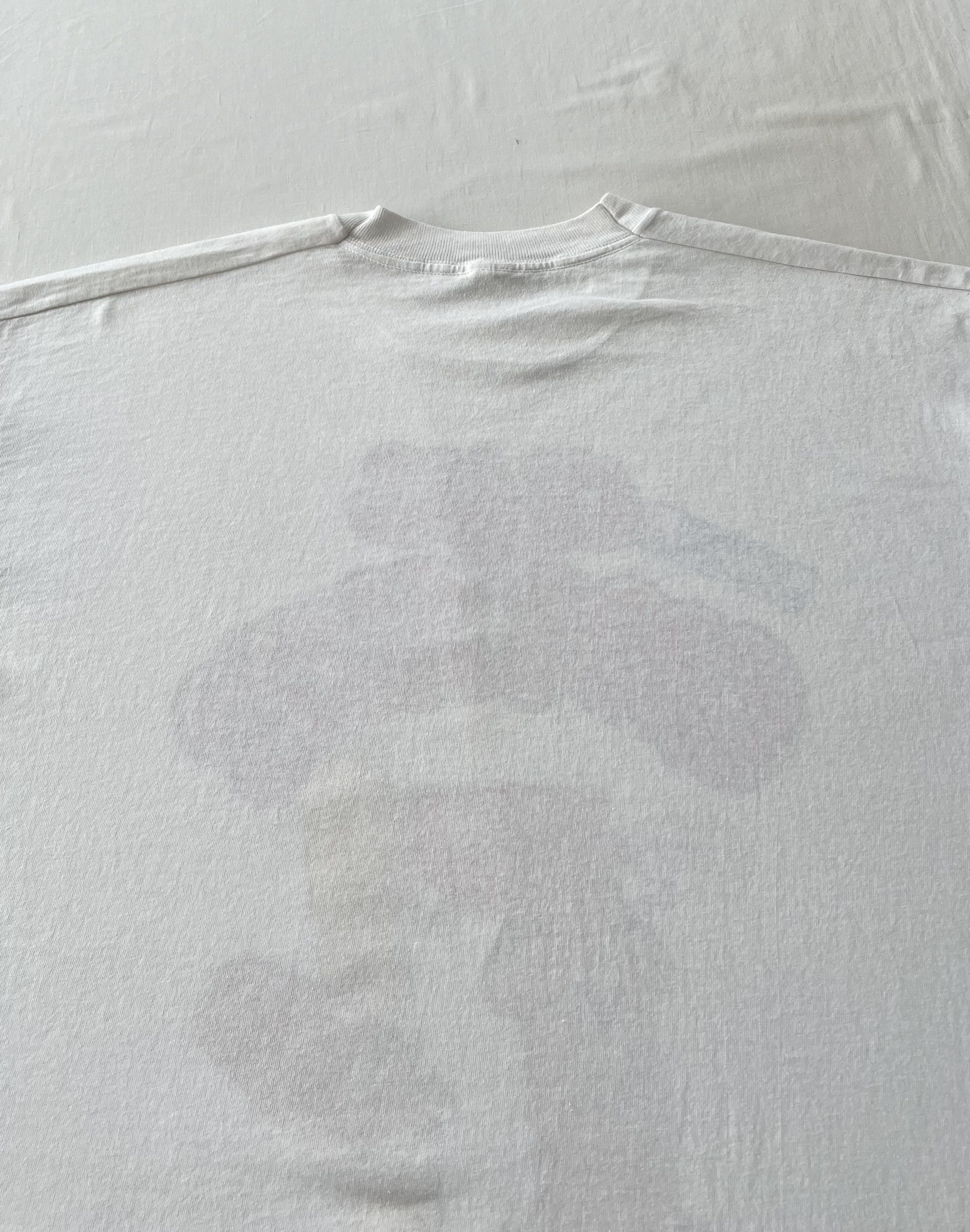 Vintage Vintage 90s Condom Safe Sex Sexy Single Stitch White T-shirt Size US XL / EU 56 / 4 - 11 Thumbnail