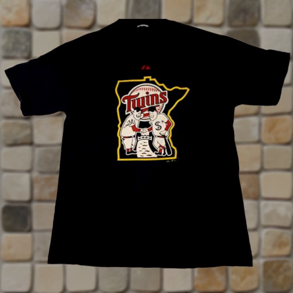 Twins Majestic Shirt Mens L Blue Minnesota Twins Baseball Twin Cities Size US L / EU 52-54 / 3 - 1 Thumbnail